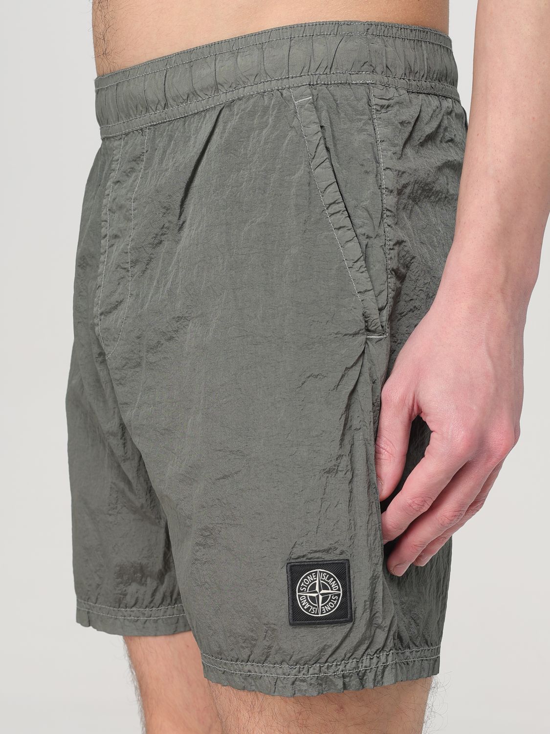 STONE ISLAND SWIMSUIT: Swimsuit men Stone Island, Military - Img 4