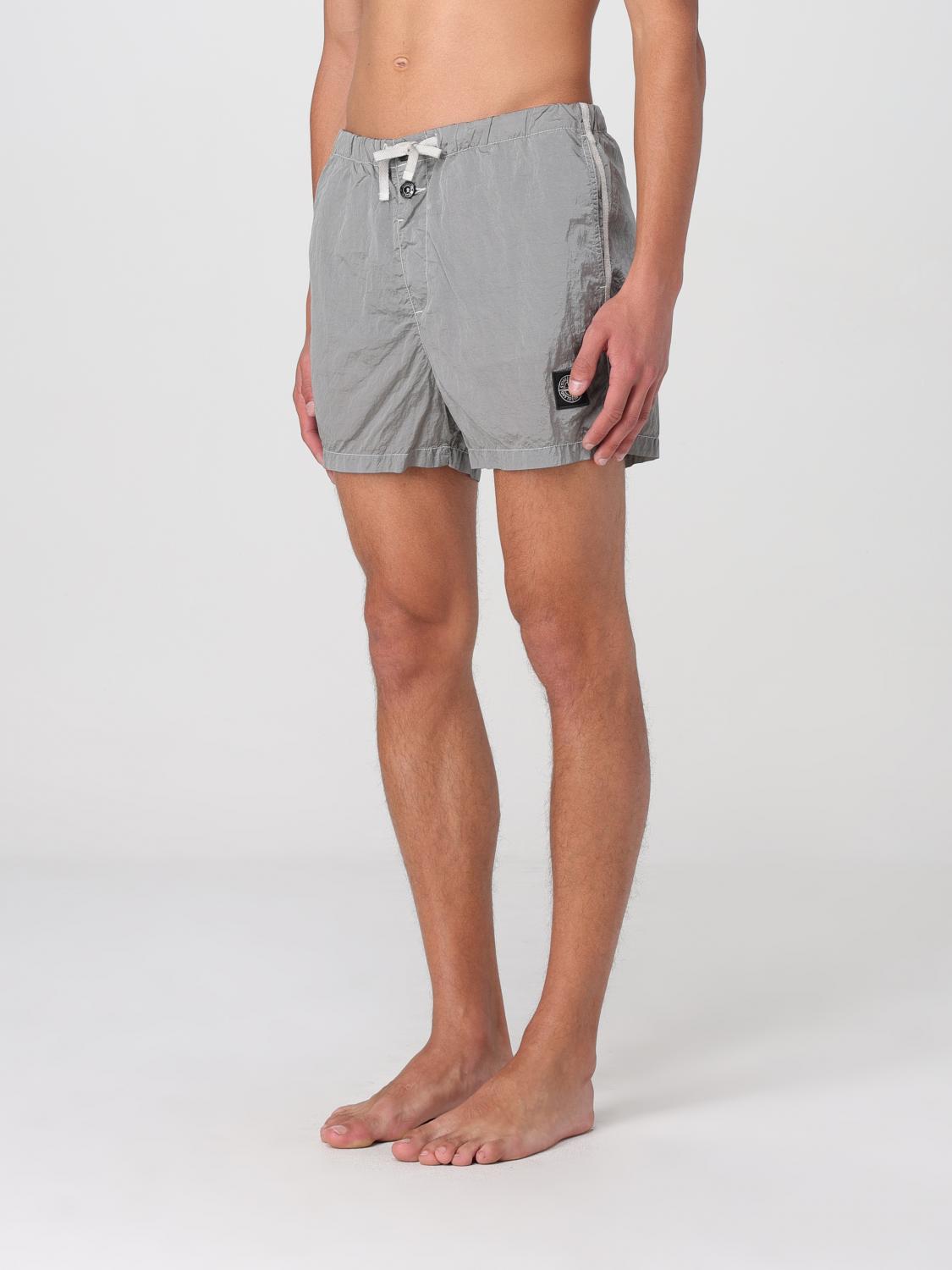 STONE ISLAND BADEMODE: Bademode herren Stone Island, Grau - Img 3
