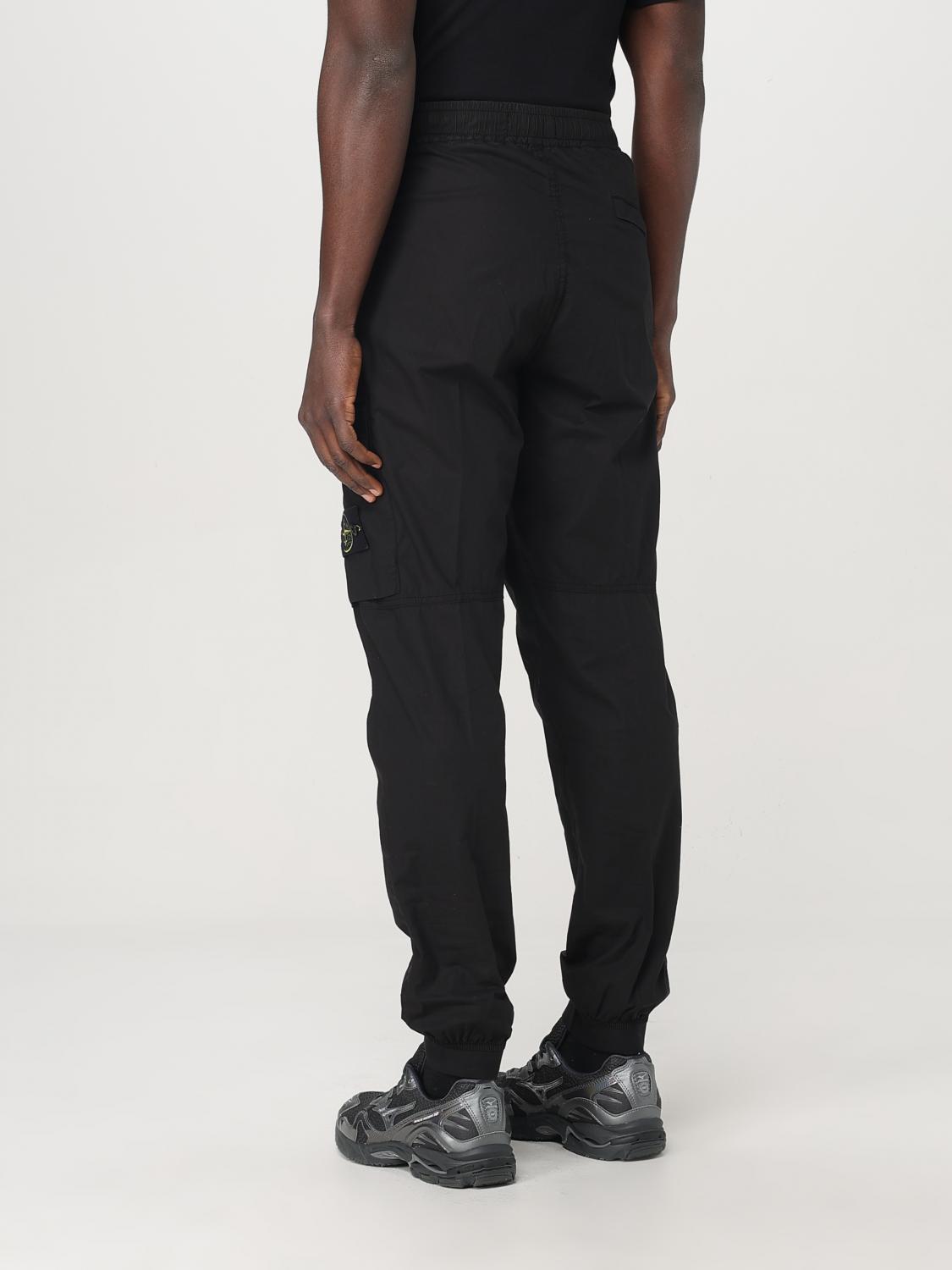 STONE ISLAND PANTS: Pants men Stone Island, Black - Img 3