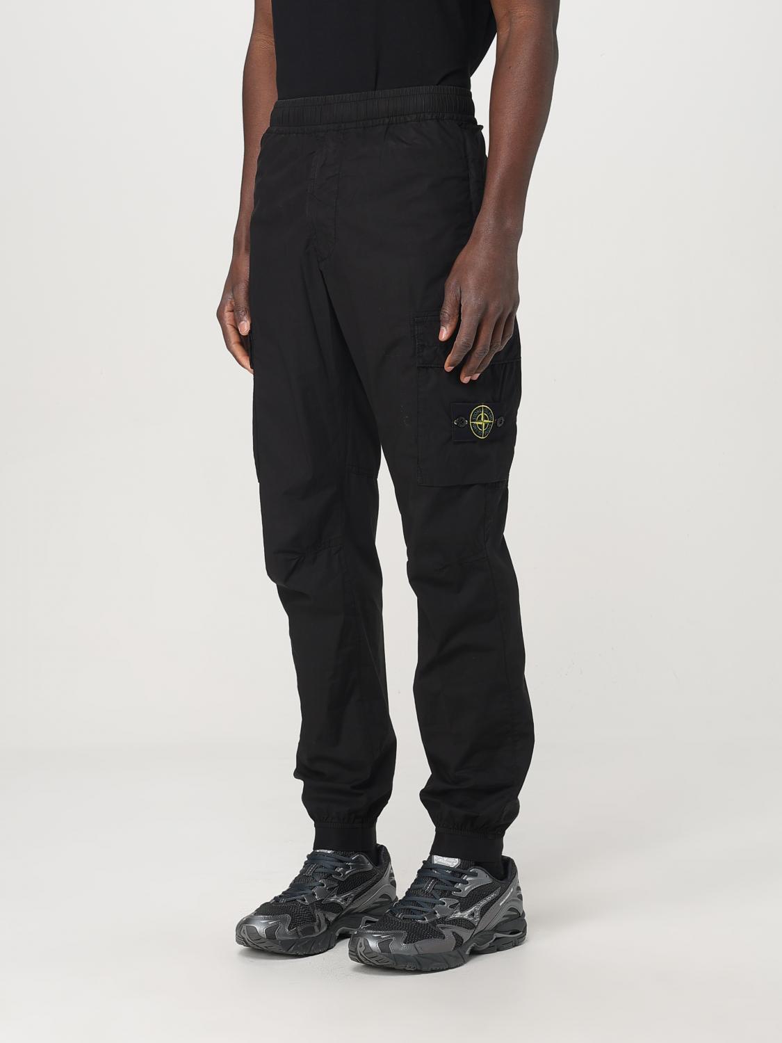STONE ISLAND PANTS: Pants men Stone Island, Black - Img 4
