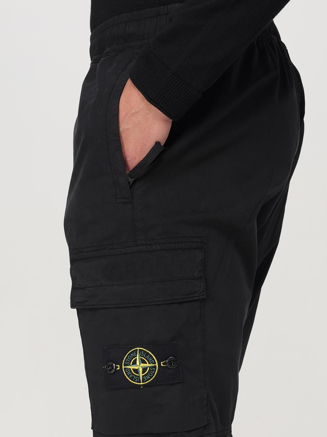 STONE ISLAND HOSE: Hose herren Stone Island, Schwarz - Img 5