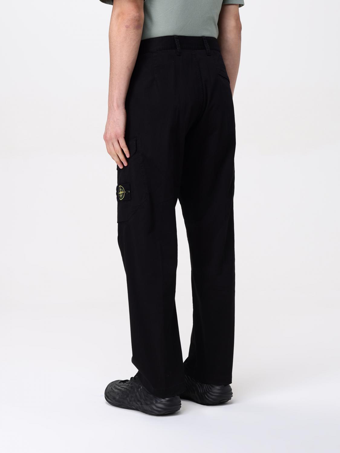 STONE ISLAND PANTALÓN: Pantalón hombre Stone Island, Negro - Img 3