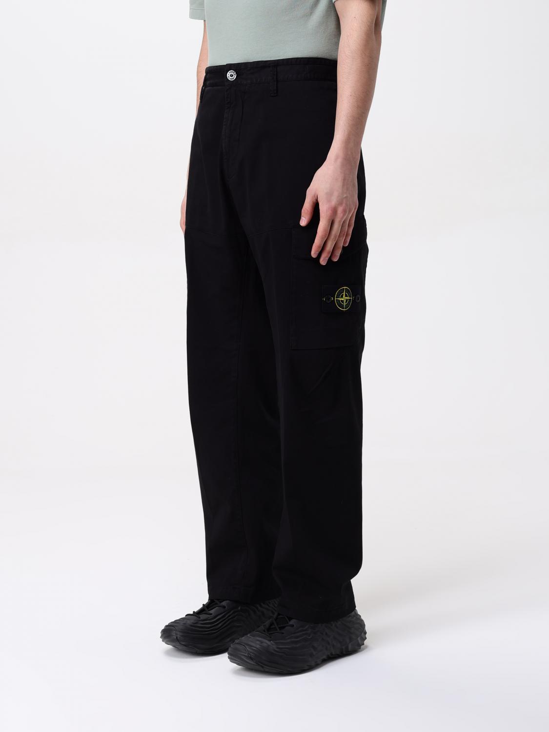 STONE ISLAND PANTALÓN: Pantalón hombre Stone Island, Negro - Img 4