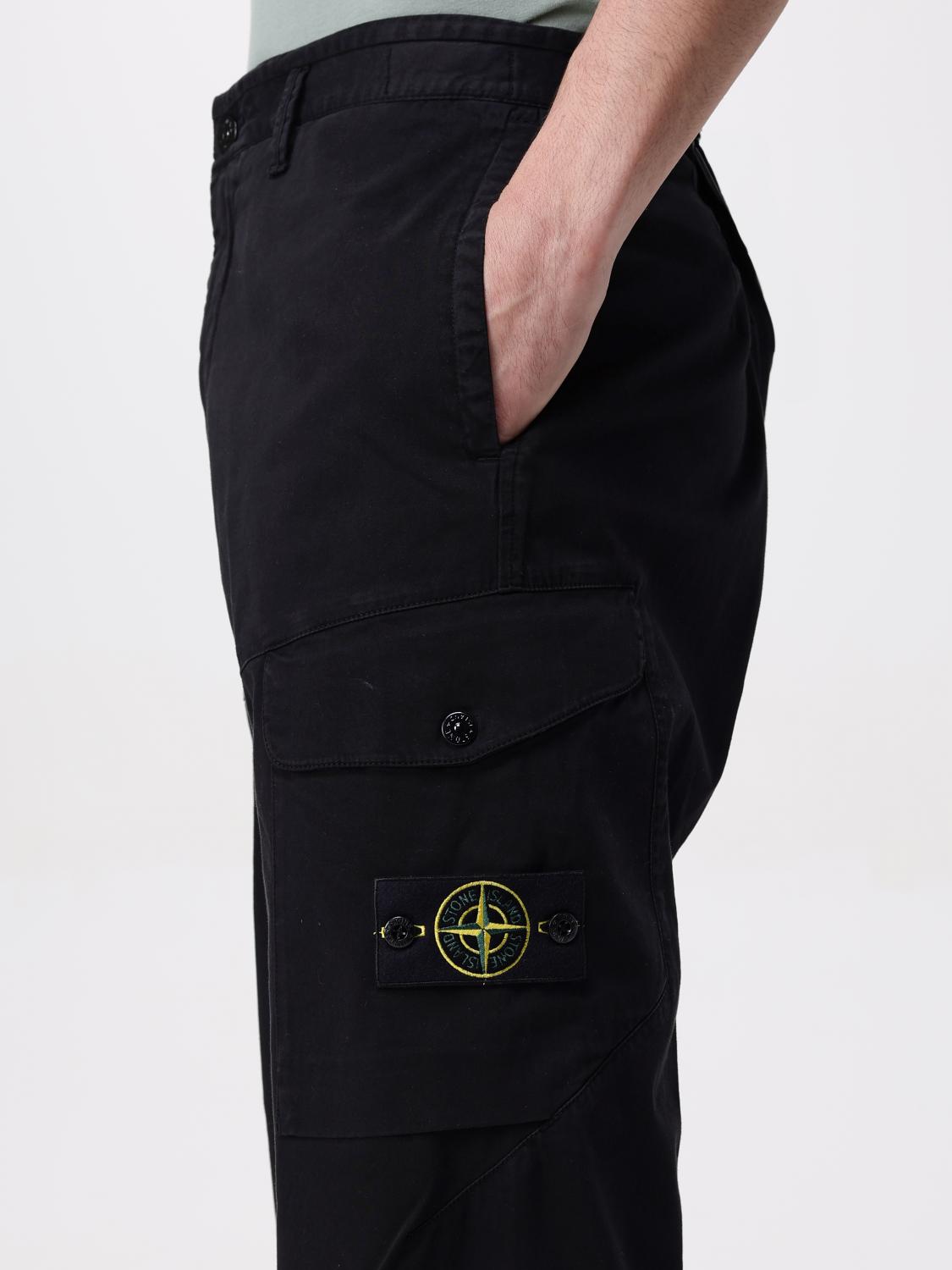 STONE ISLAND PANTALÓN: Pantalón hombre Stone Island, Negro - Img 5