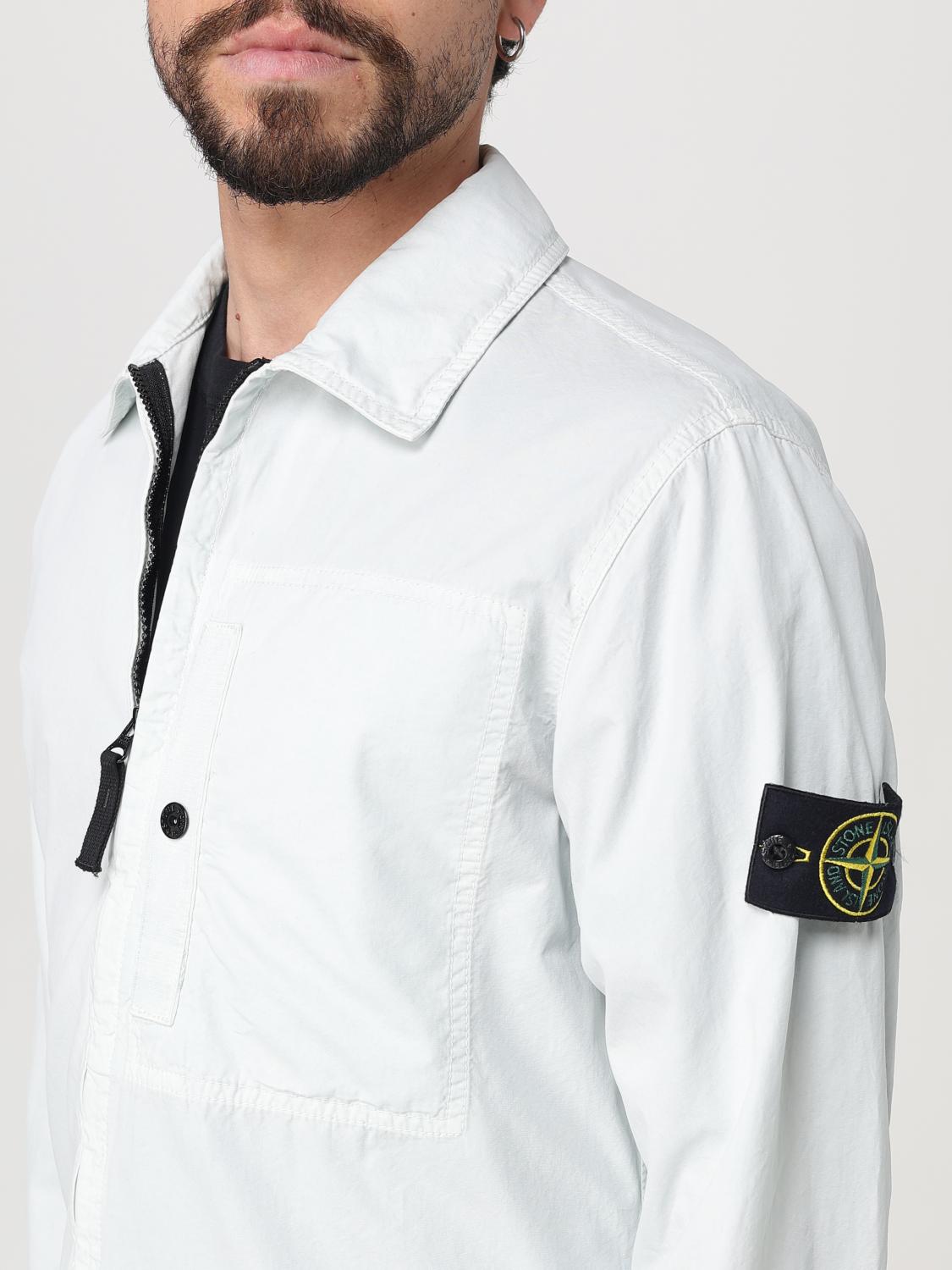 STONE ISLAND シャツ: シャツ メンズ Stone Island, アイス - Img 5