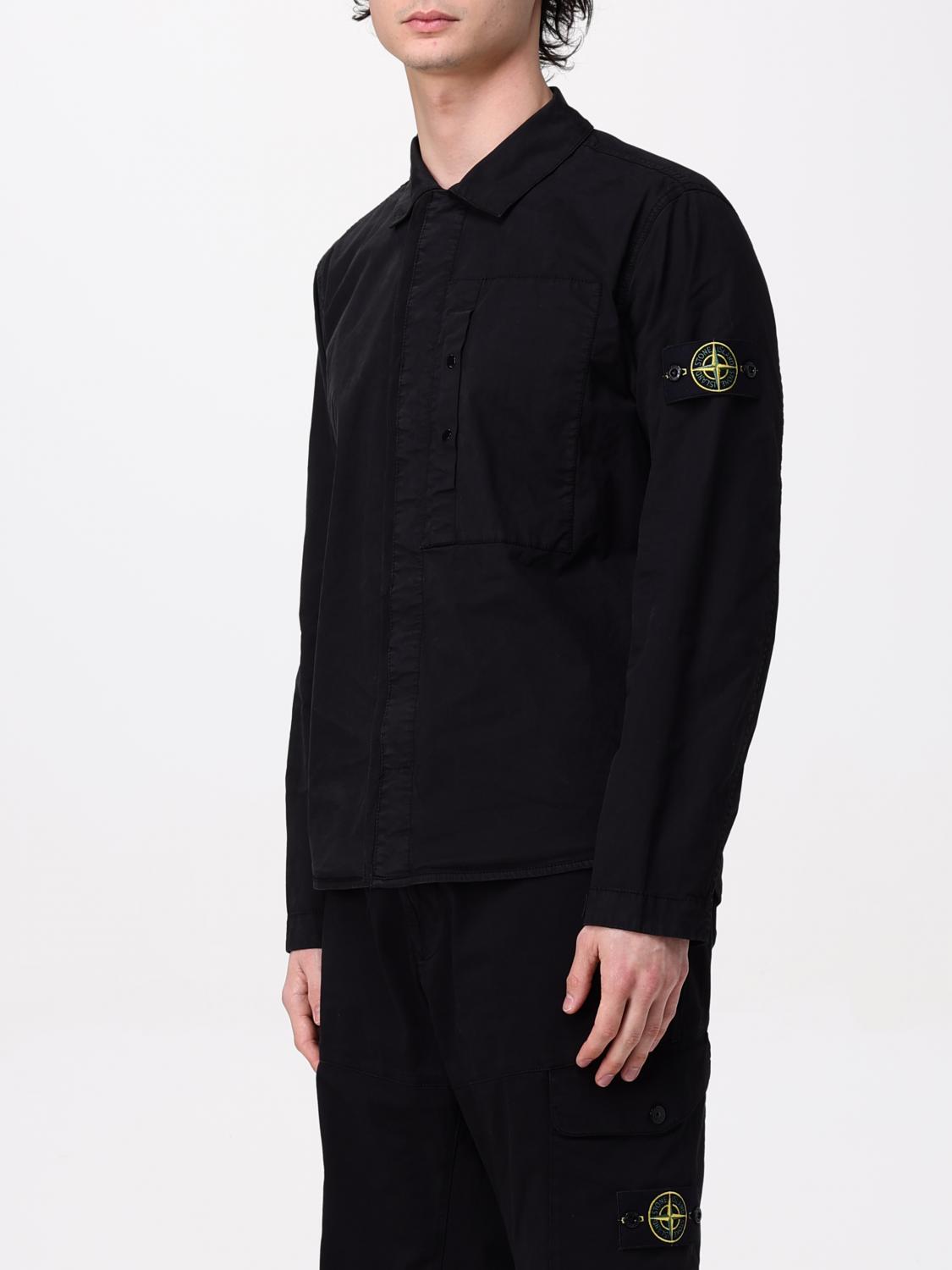 STONE ISLAND シャツ: シャツ メンズ Stone Island, ブラック - Img 4