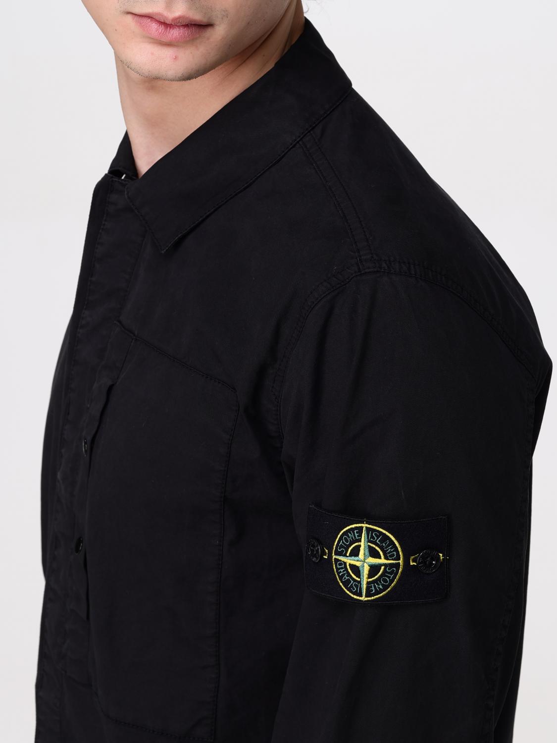 STONE ISLAND シャツ: シャツ メンズ Stone Island, ブラック - Img 5