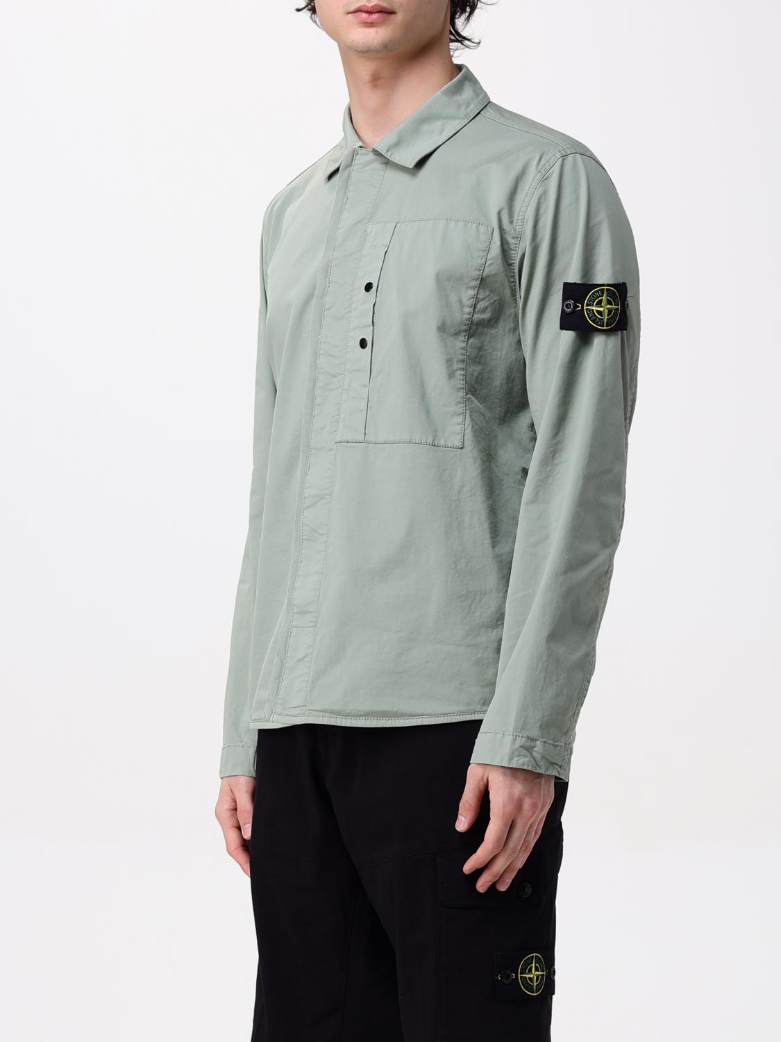 STONE ISLAND CAMICIA: Camicia SUPIMA® COTTON TWILL STRETCH-TC Stone Island, Salvia - Img 4