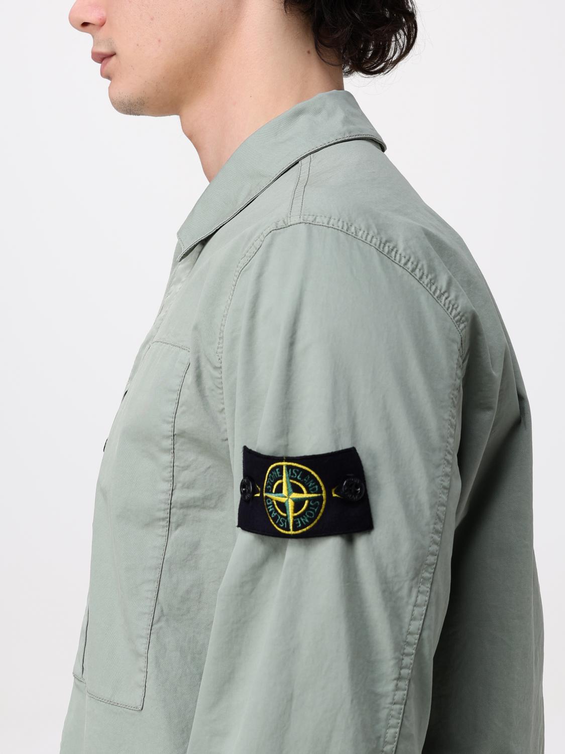 STONE ISLAND CAMICIA: Camicia SUPIMA® COTTON TWILL STRETCH-TC Stone Island, Salvia - Img 5