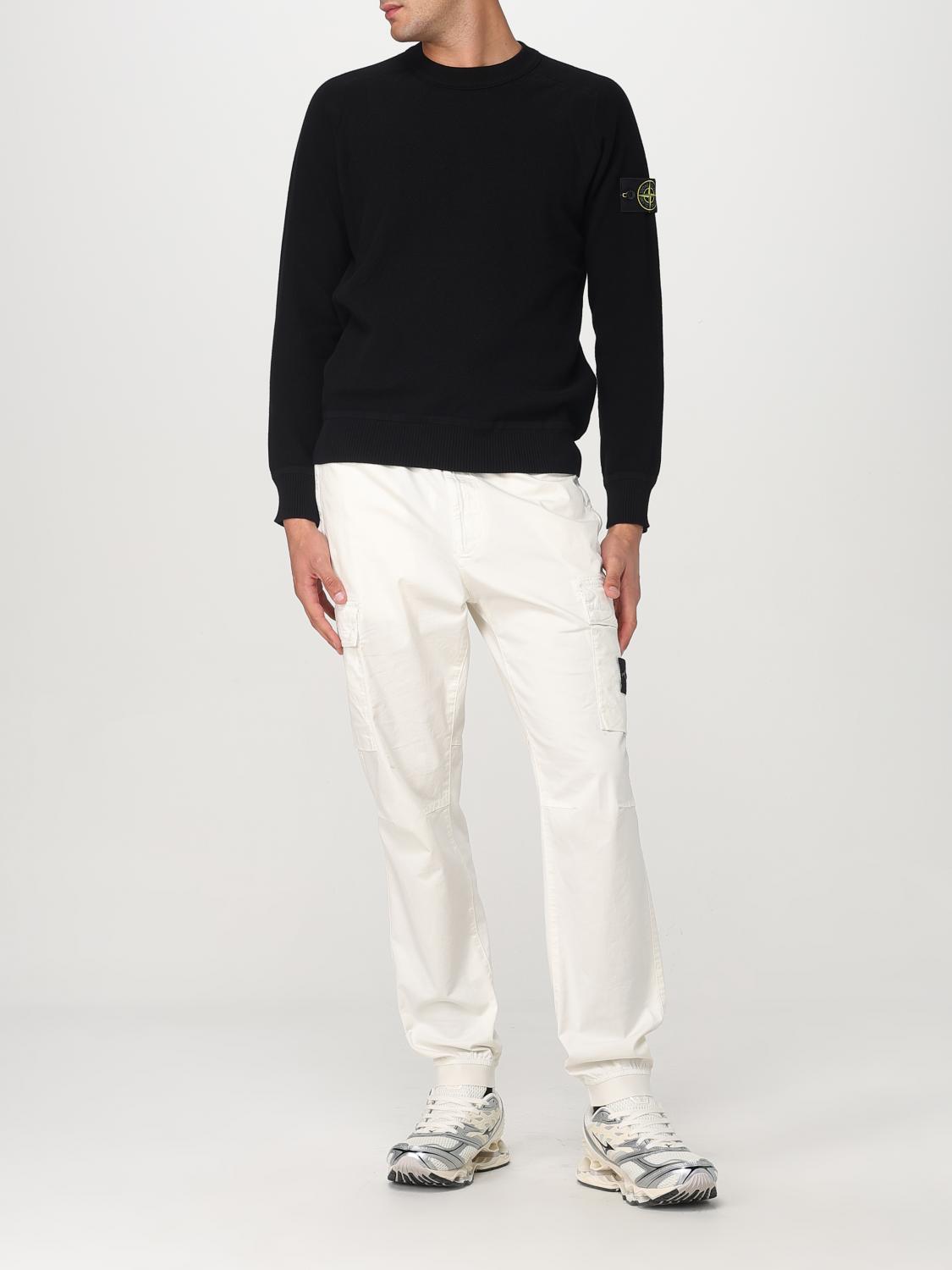 STONE ISLAND SWEATER: Sweater men Stone Island, Black - Img 2