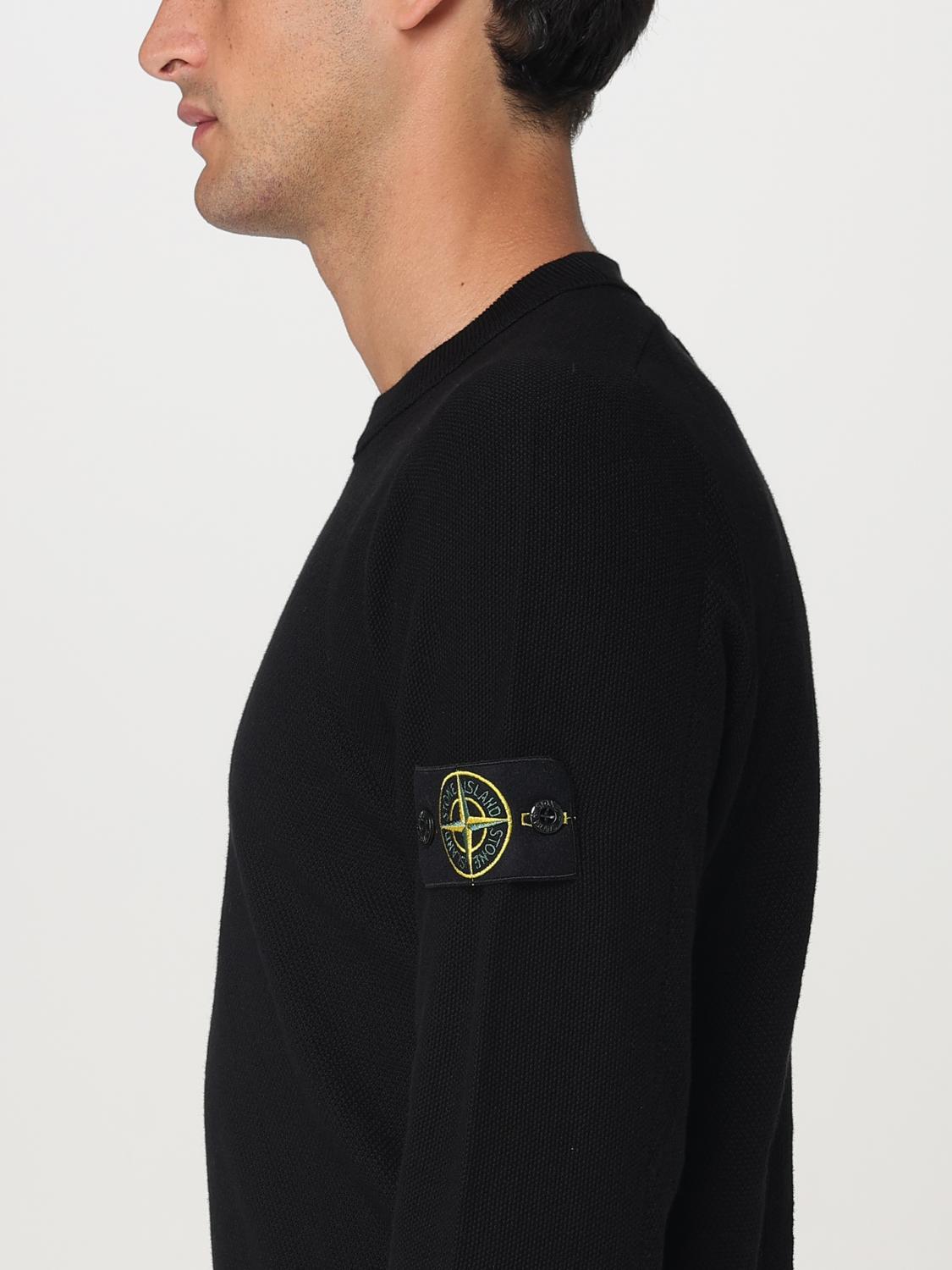 STONE ISLAND SWEATER: Sweater men Stone Island, Black - Img 5