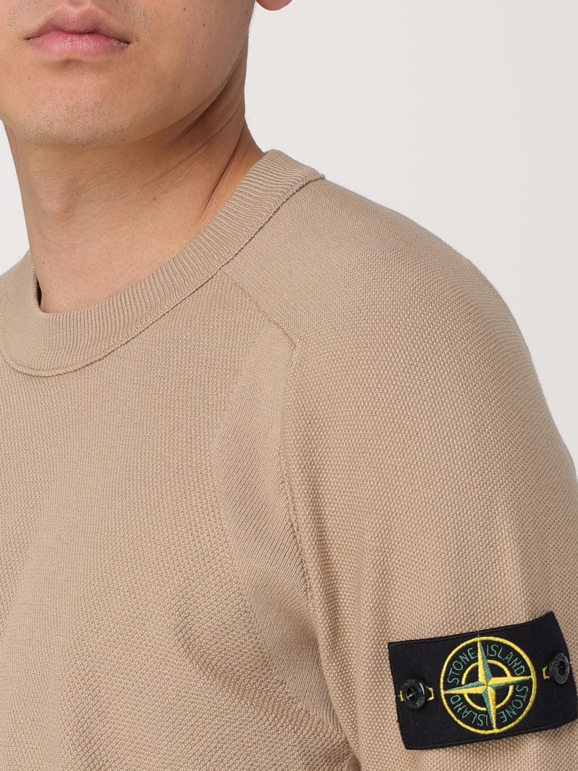STONE ISLAND PULLOVER: Pullover herren Stone Island, Beige - Img 5