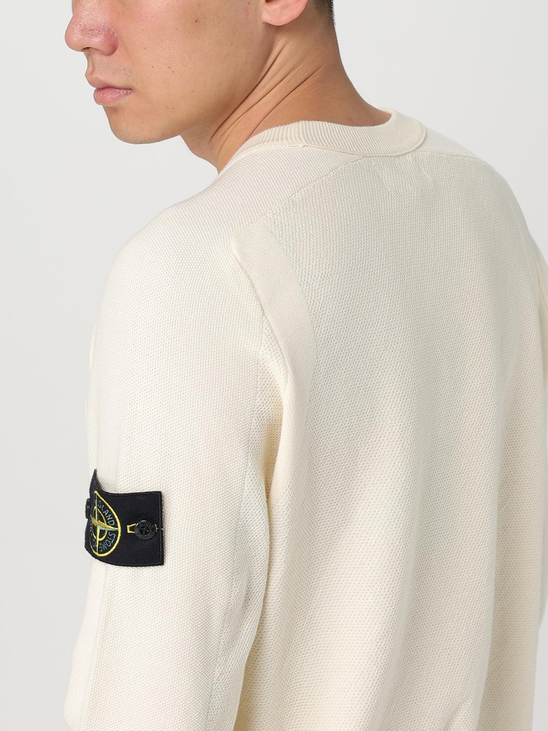 STONE ISLAND PULLOVER: Pullover herren Stone Island, Ivory - Img 5