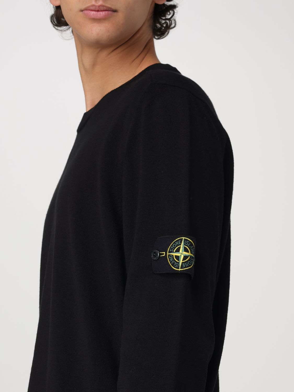 STONE ISLAND JERSEY: Jersey hombre Stone Island, Negro - Img 5