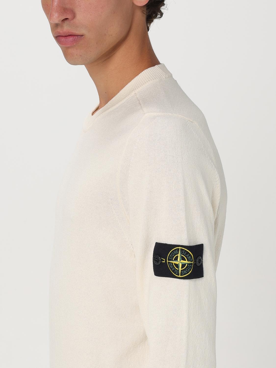 STONE ISLAND PULLOVER: Pullover herren Stone Island, Ivory - Img 4
