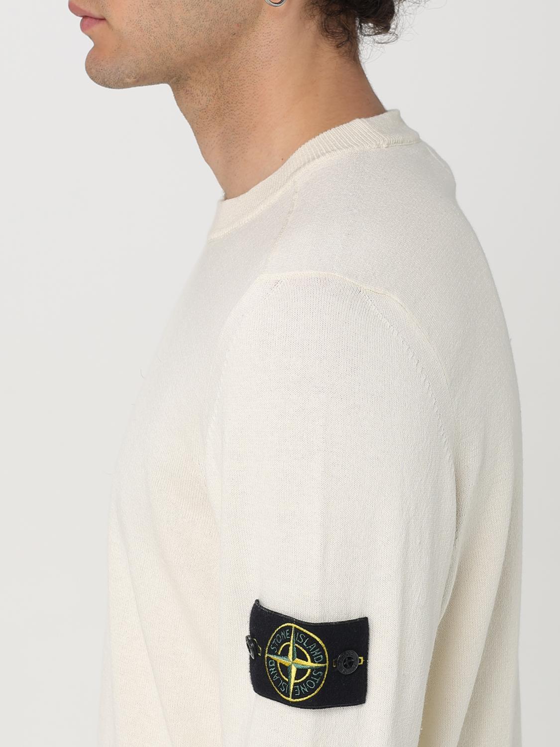 STONE ISLAND PULLOVER: Pullover herren Stone Island, Ivory - Img 5