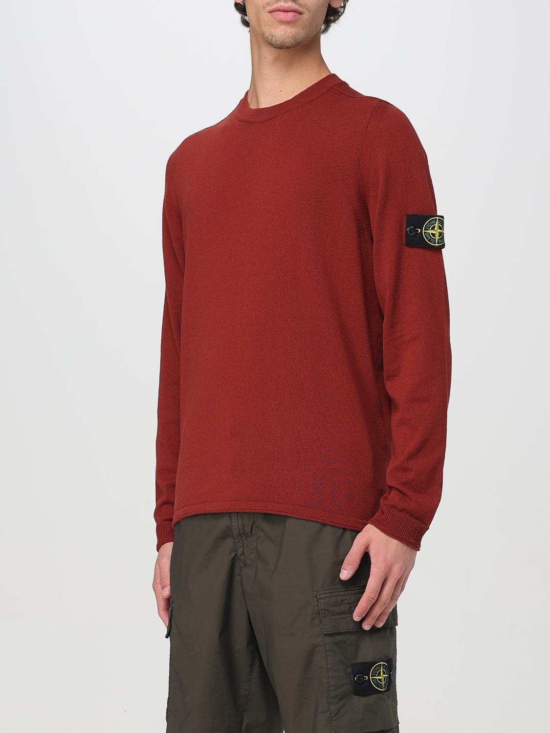 STONE ISLAND PULLOVER: Pullover herren Stone Island, Kupferrot - Img 3