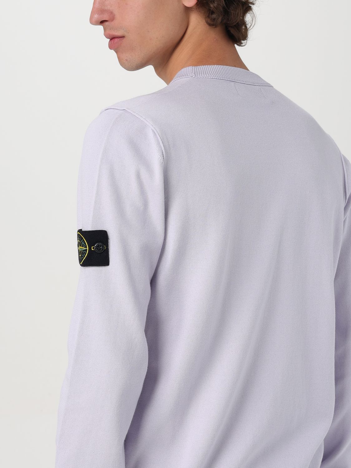 STONE ISLAND SWEATER: Sweater men Stone Island, Violet - Img 5