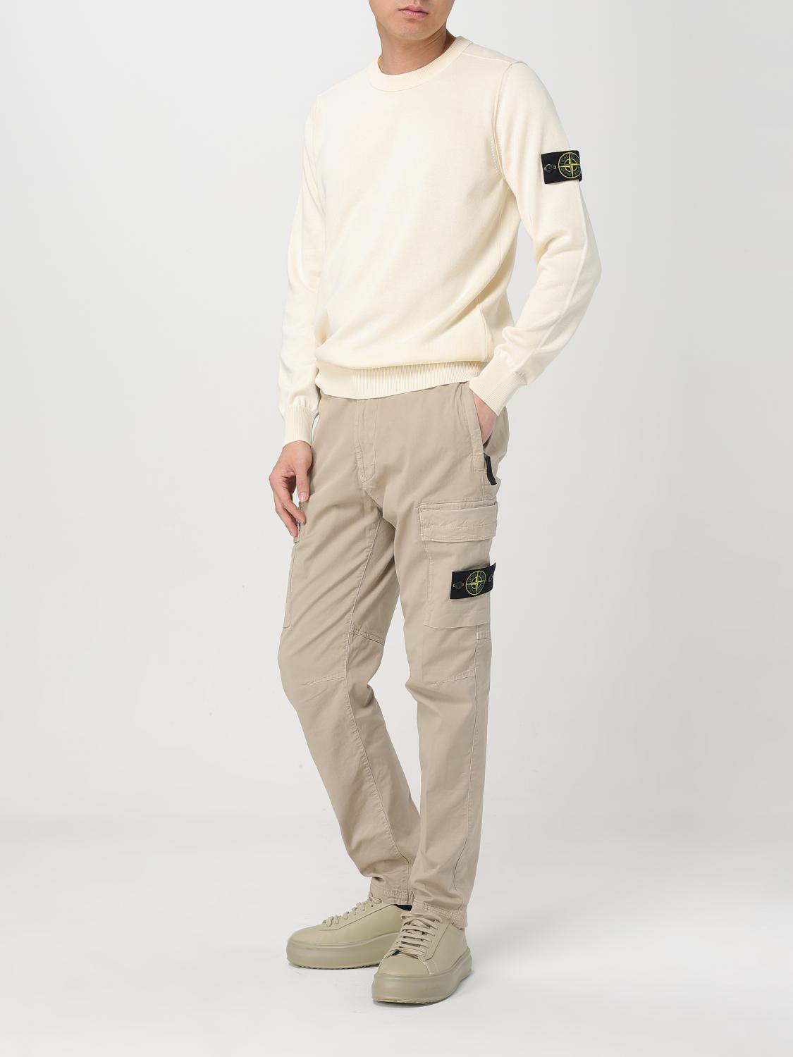 STONE ISLAND JERSEY: Jersey hombre Stone Island, Marfil - Img 2