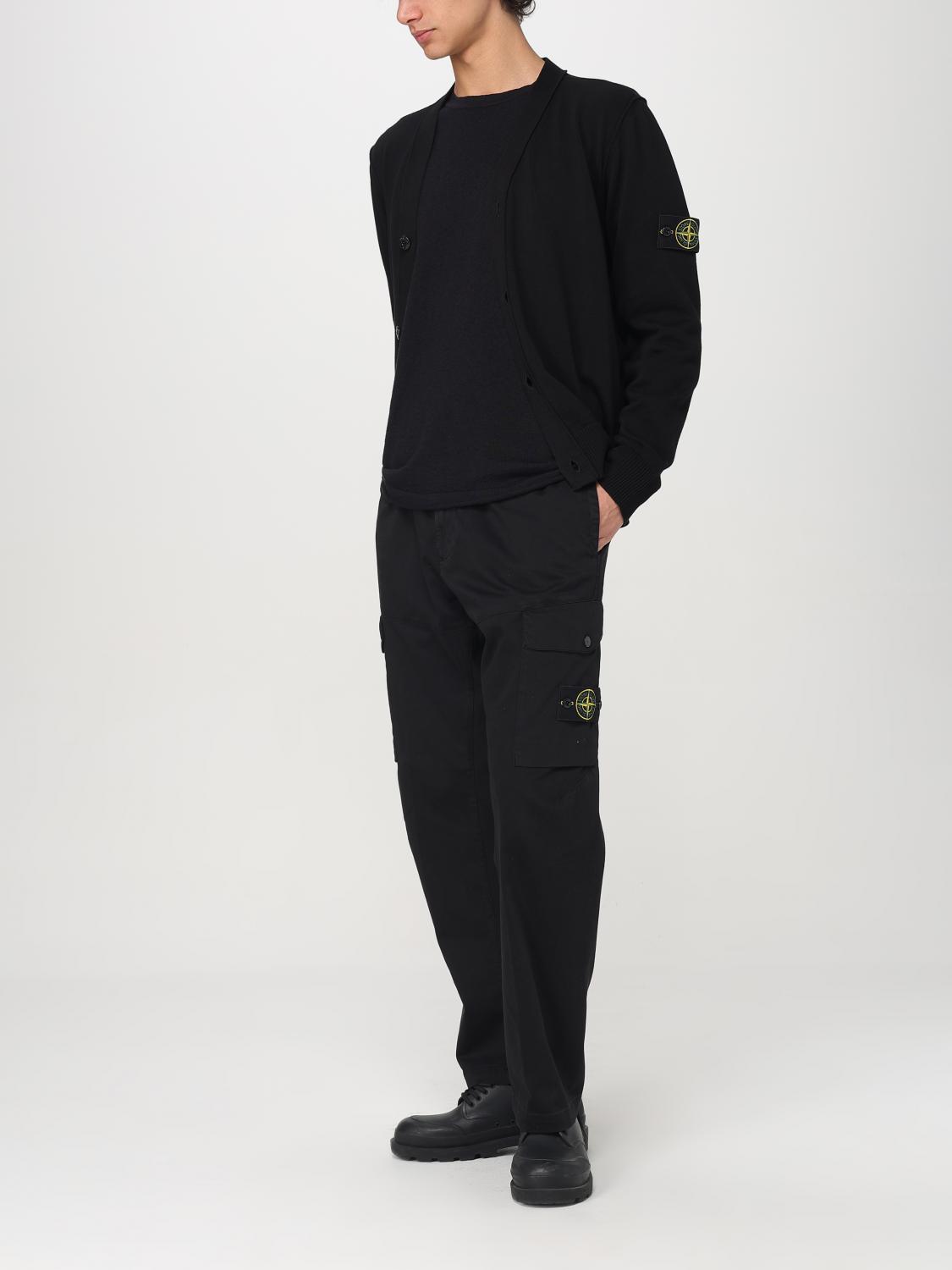 STONE ISLAND SWEATER: Sweater men Stone Island, Black - Img 2