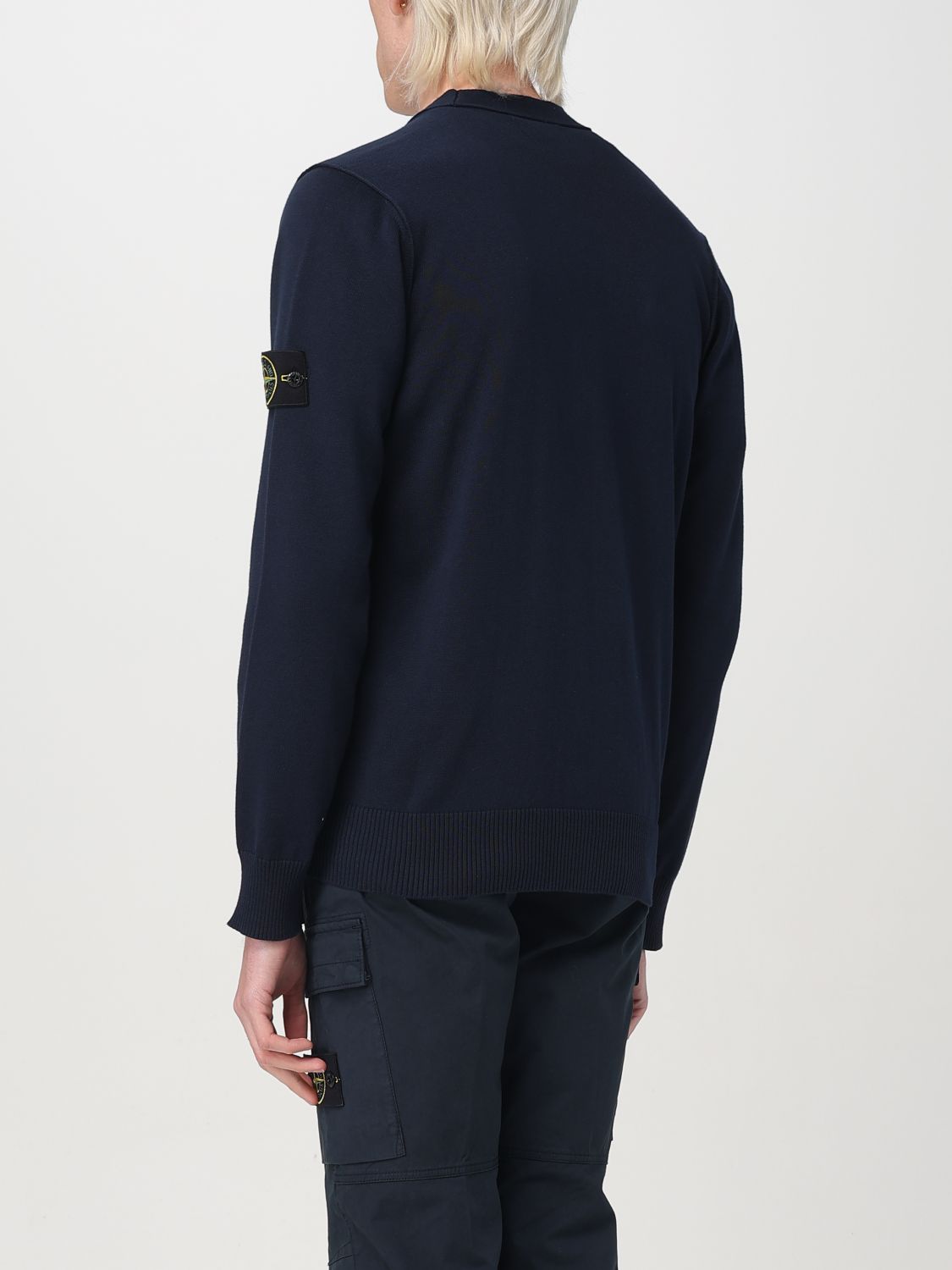 STONE ISLAND PULLOVER: Pullover herren Stone Island, Blau - Img 3