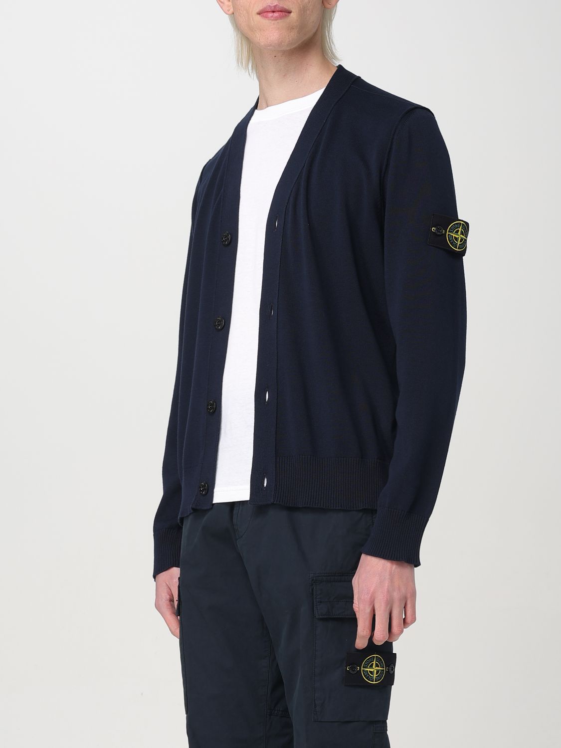 STONE ISLAND PULLOVER: Pullover herren Stone Island, Blau - Img 4