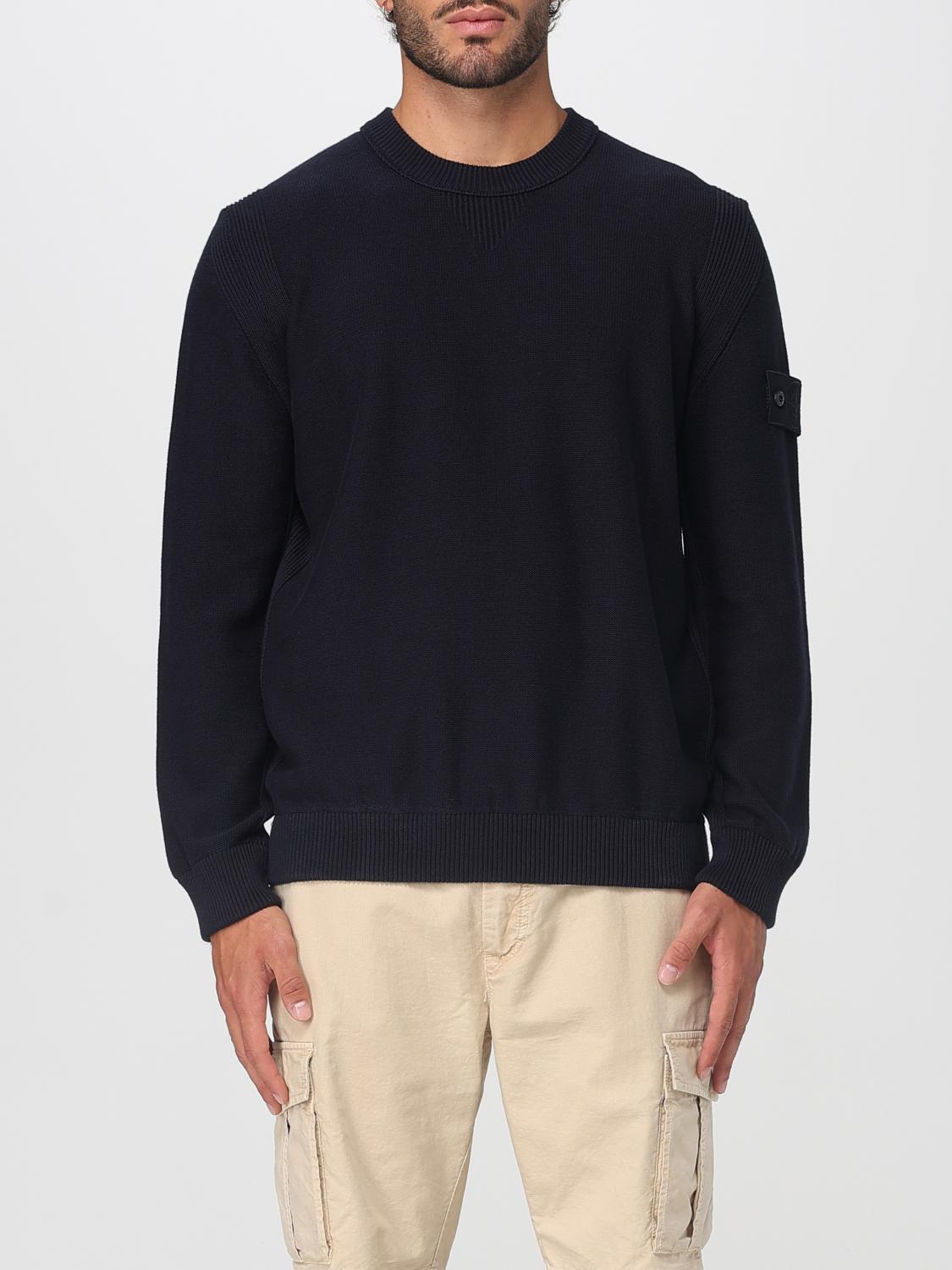 STONE ISLAND PULLOVER: Pullover herren Stone Island, Blau - Img 1