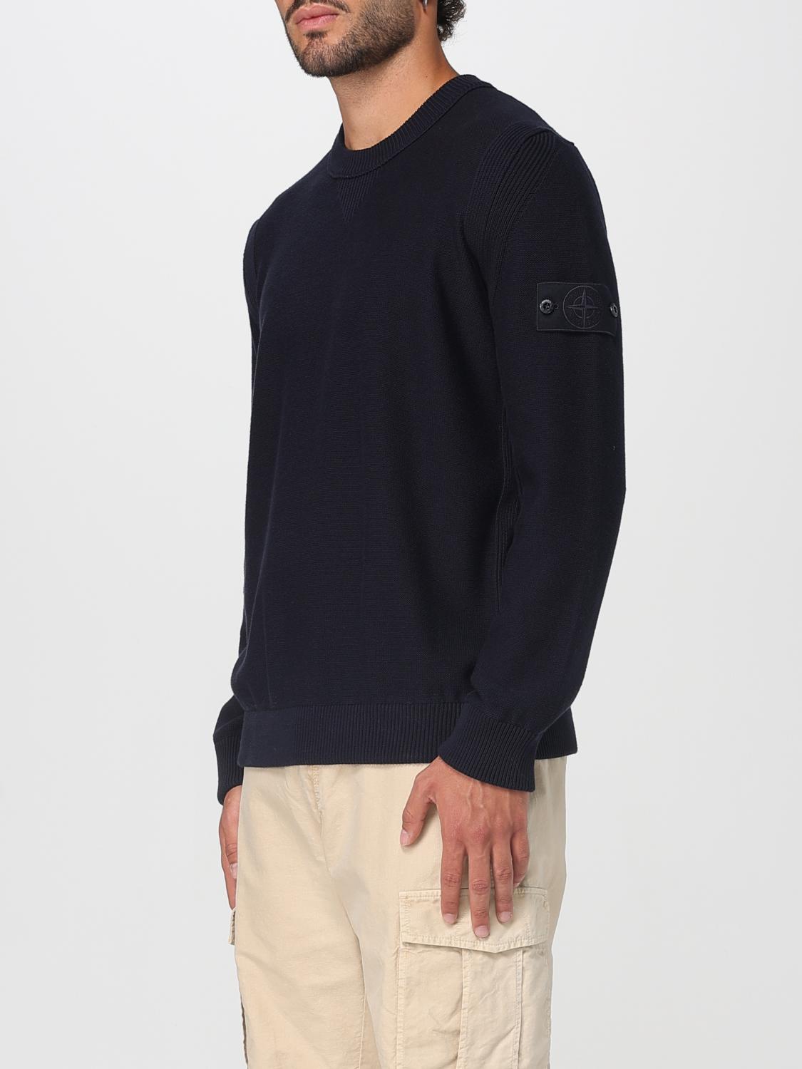 STONE ISLAND PULLOVER: Pullover herren Stone Island, Blau - Img 4