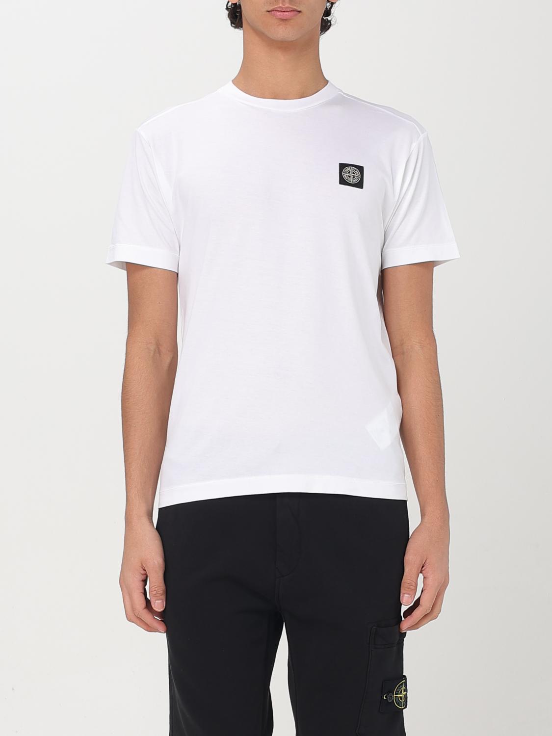 STONE ISLAND T-SHIRT: T-shirt men Stone Island, White - Img 1