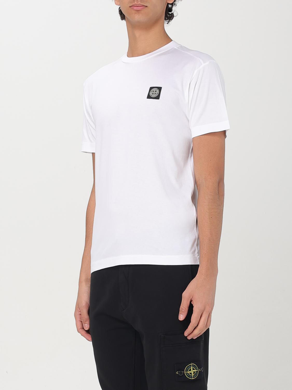 STONE ISLAND T-SHIRT: T-shirt men Stone Island, White - Img 3