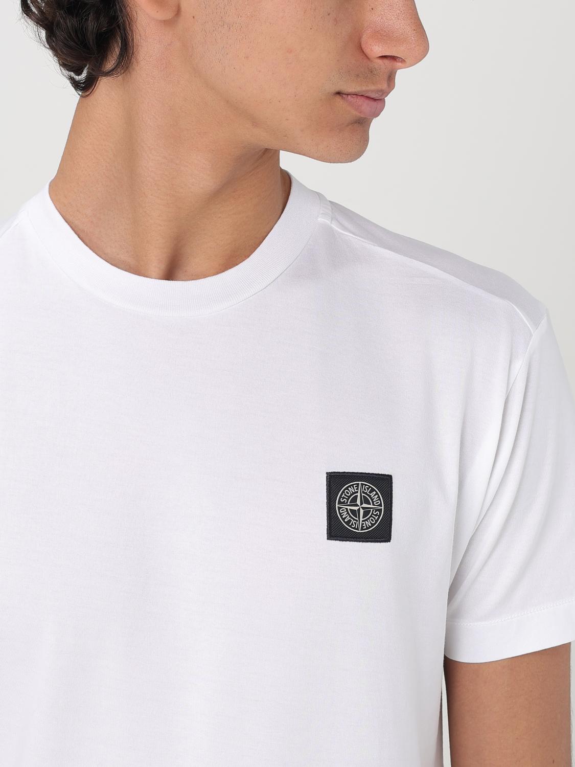 STONE ISLAND T-SHIRT: T-shirt men Stone Island, White - Img 4