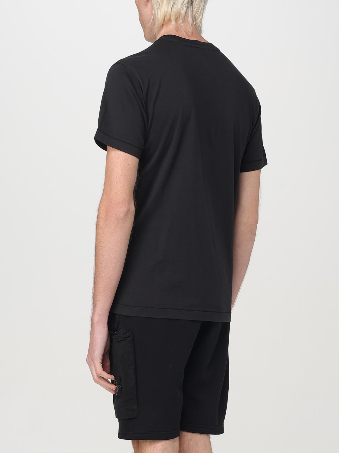 STONE ISLAND T-SHIRT: T-shirt men Stone Island, Black - Img 3