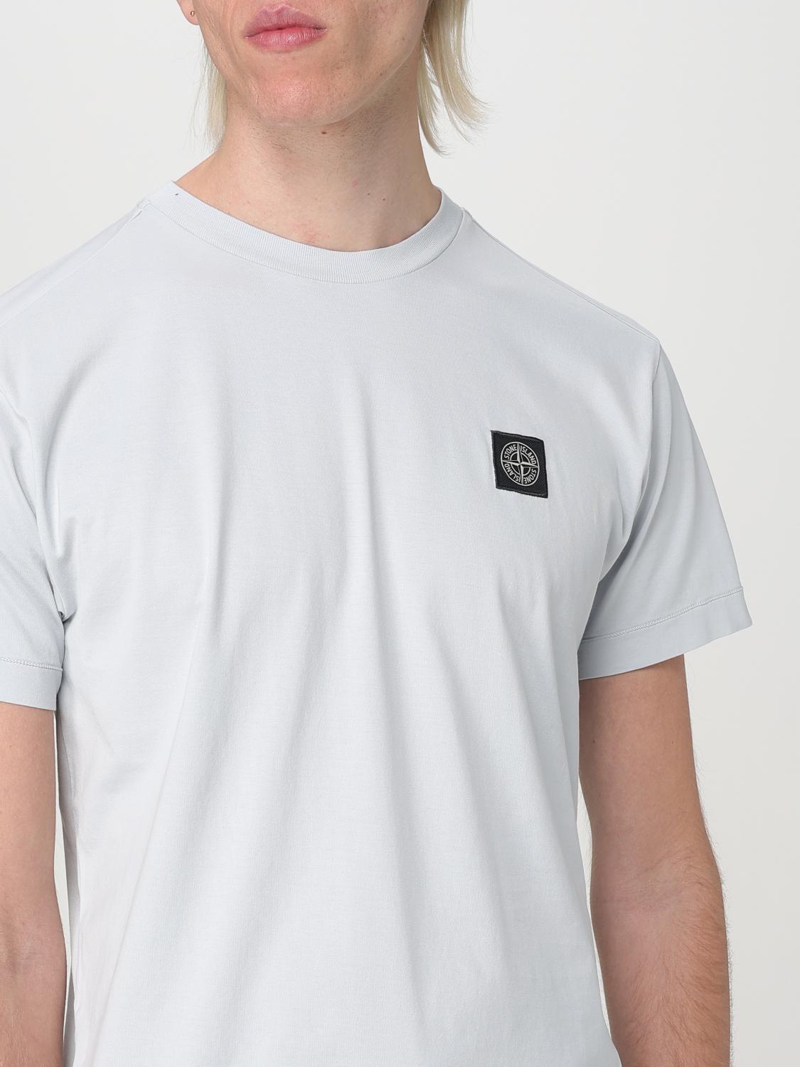 STONE ISLAND T-SHIRT: T-shirt men Stone Island, Gnawed Blue - Img 5