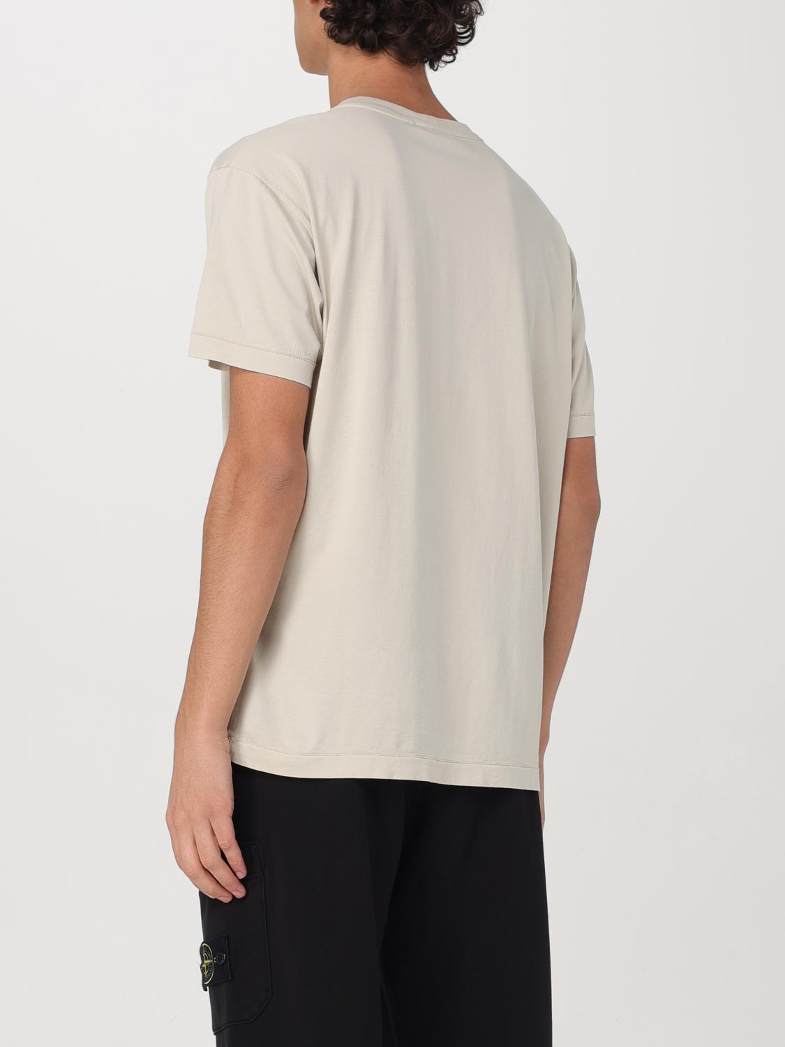 STONE ISLAND T-SHIRT: T-shirt men Stone Island, Beige - Img 3