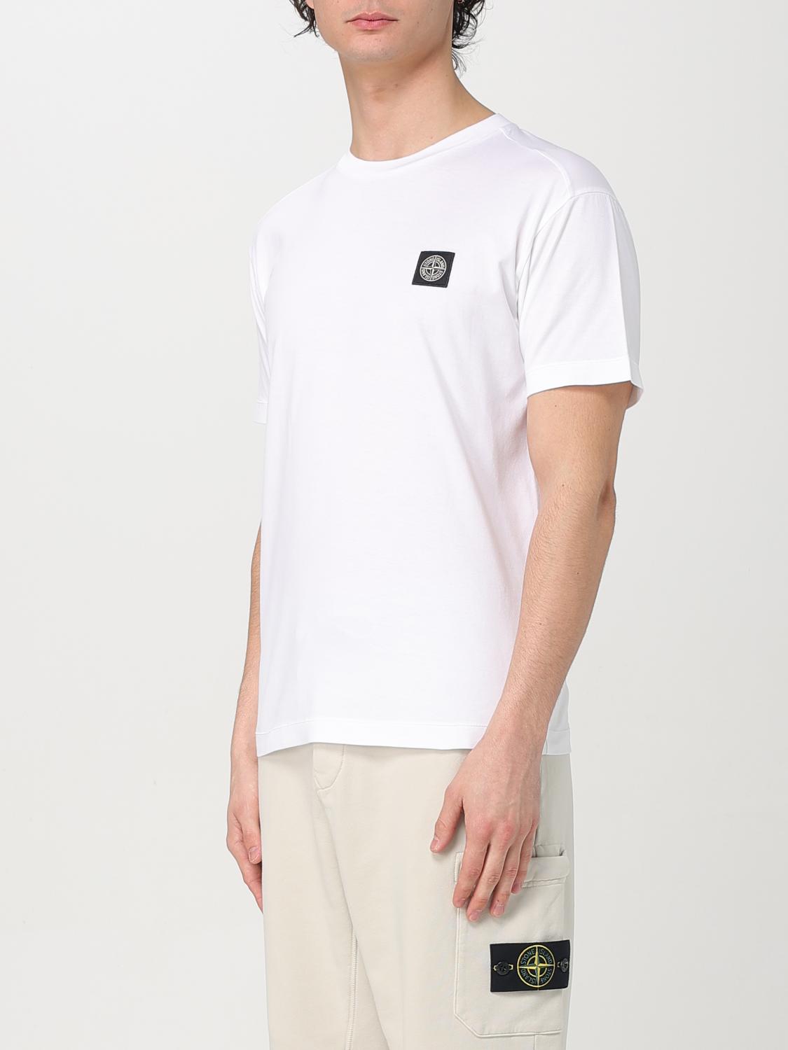 STONE ISLAND T-SHIRT: T-shirt men Stone Island, Ivory - Img 4