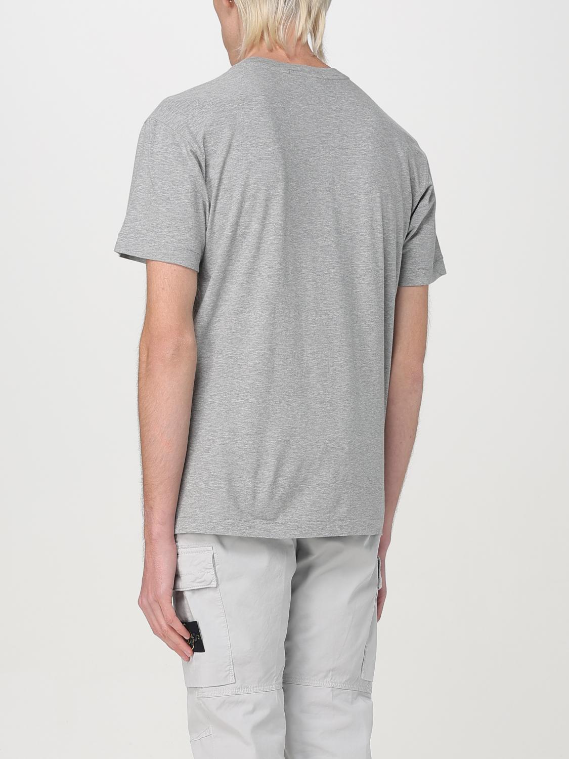 STONE ISLAND T-SHIRT: T-shirt men Stone Island, Grey 1 - Img 3