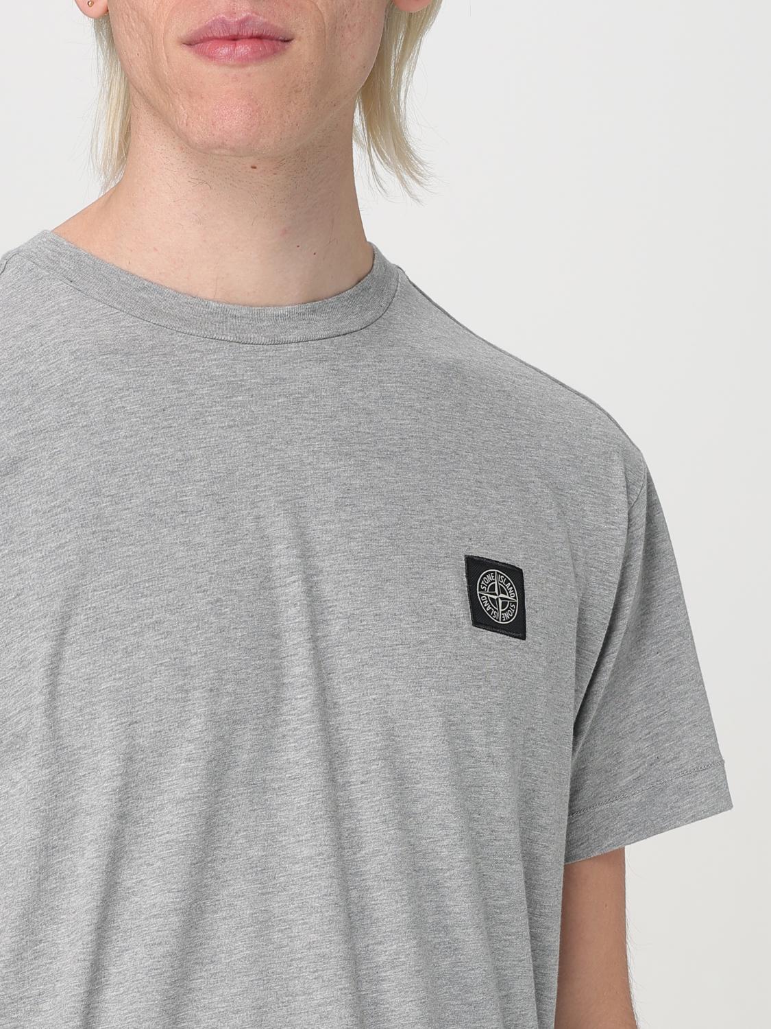 STONE ISLAND T-SHIRT: T-shirt men Stone Island, Grey 1 - Img 5