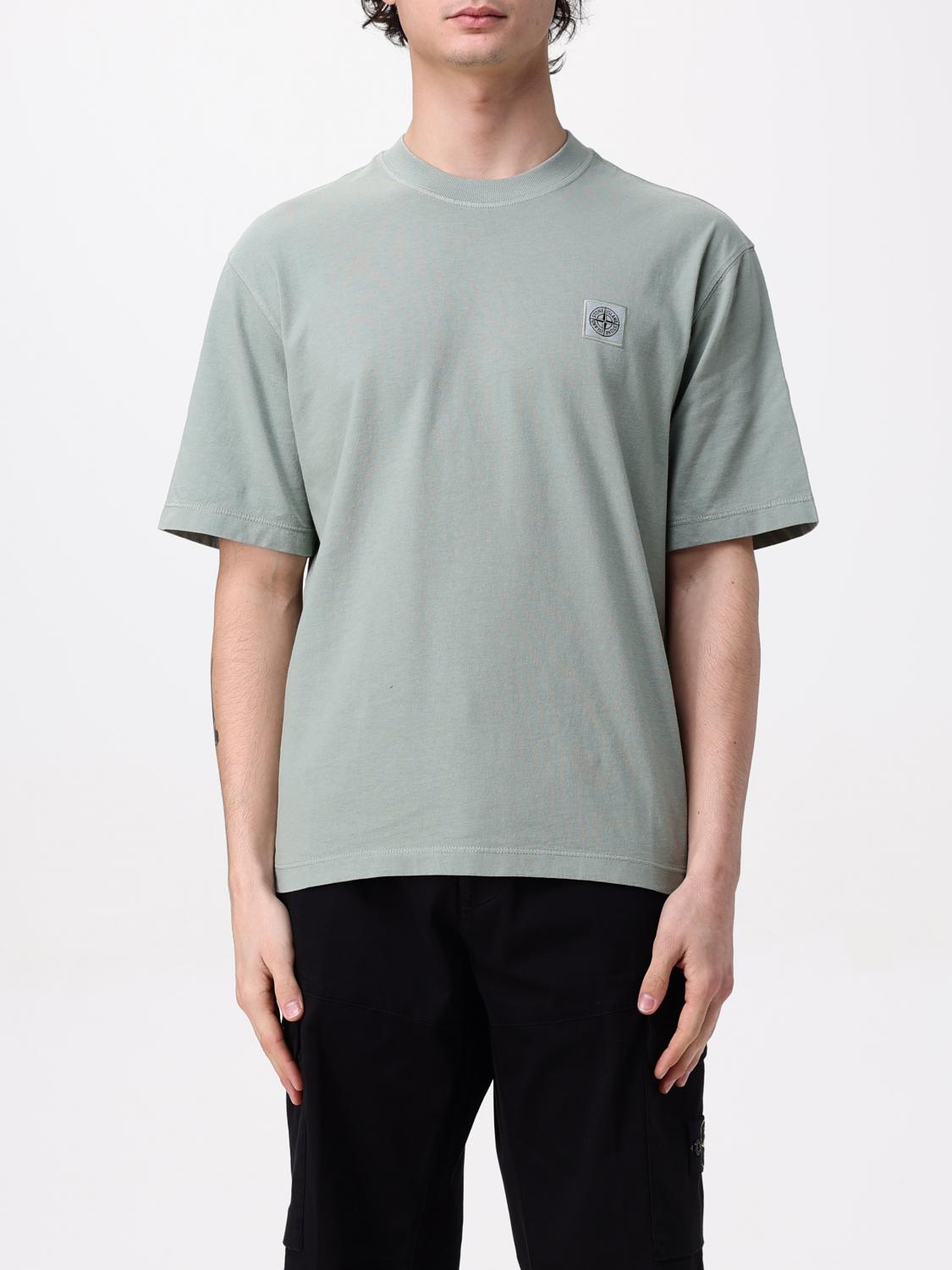 STONE ISLAND T-SHIRT: T-shirt men Stone Island, Sage - Img 1