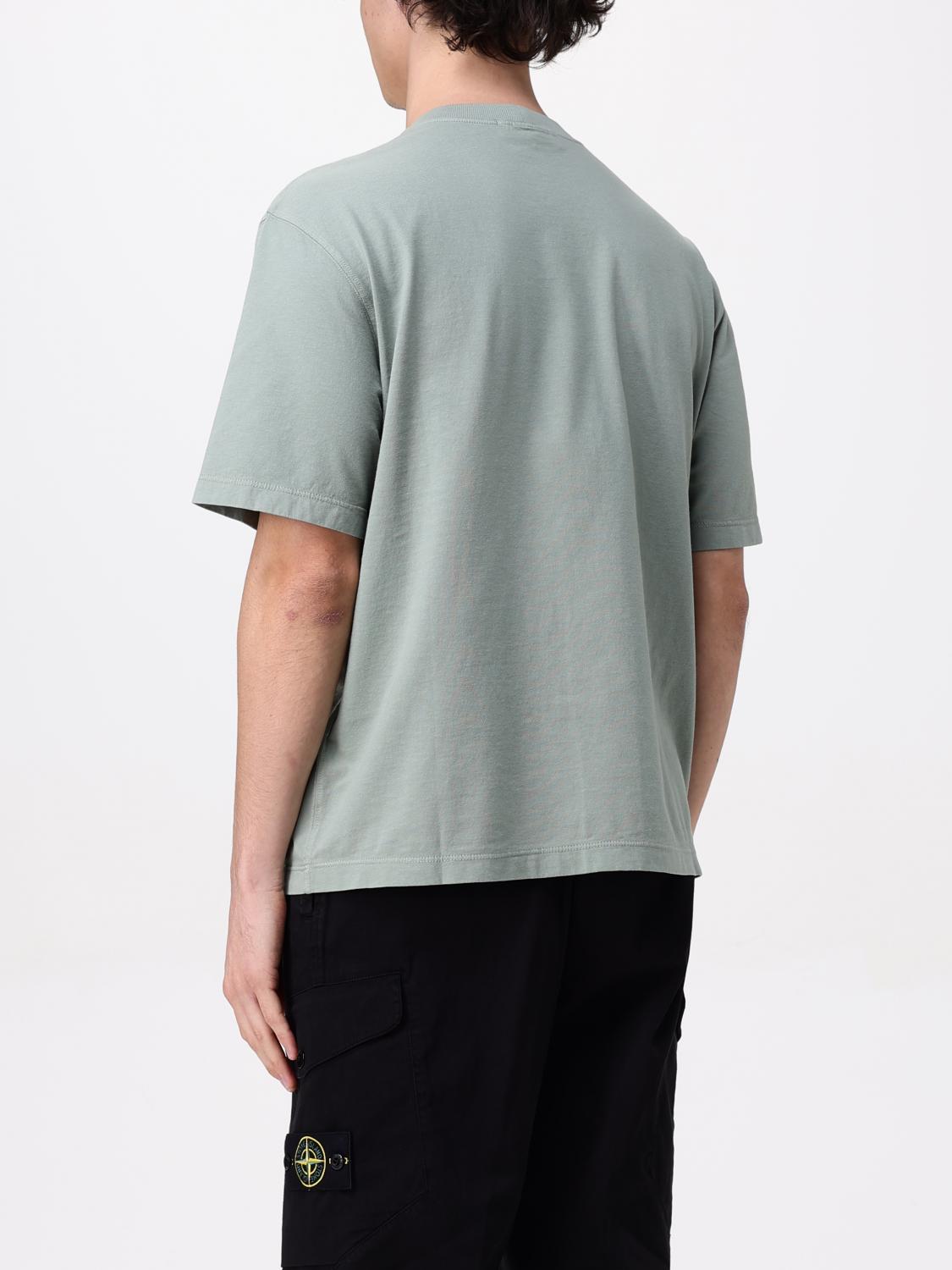 STONE ISLAND T-SHIRT: T-shirt men Stone Island, Sage - Img 3