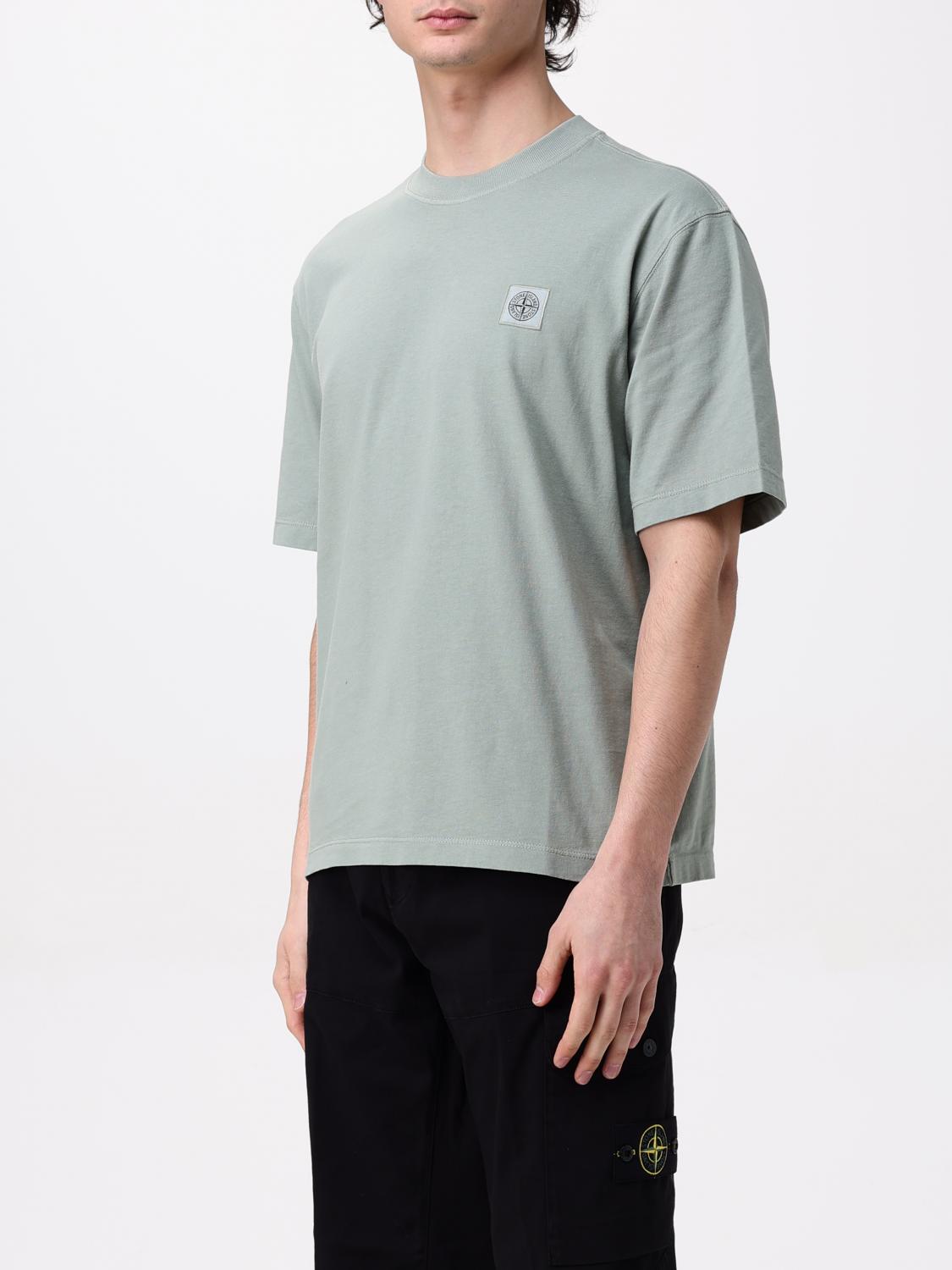 STONE ISLAND T-SHIRT: T-shirt men Stone Island, Sage - Img 4