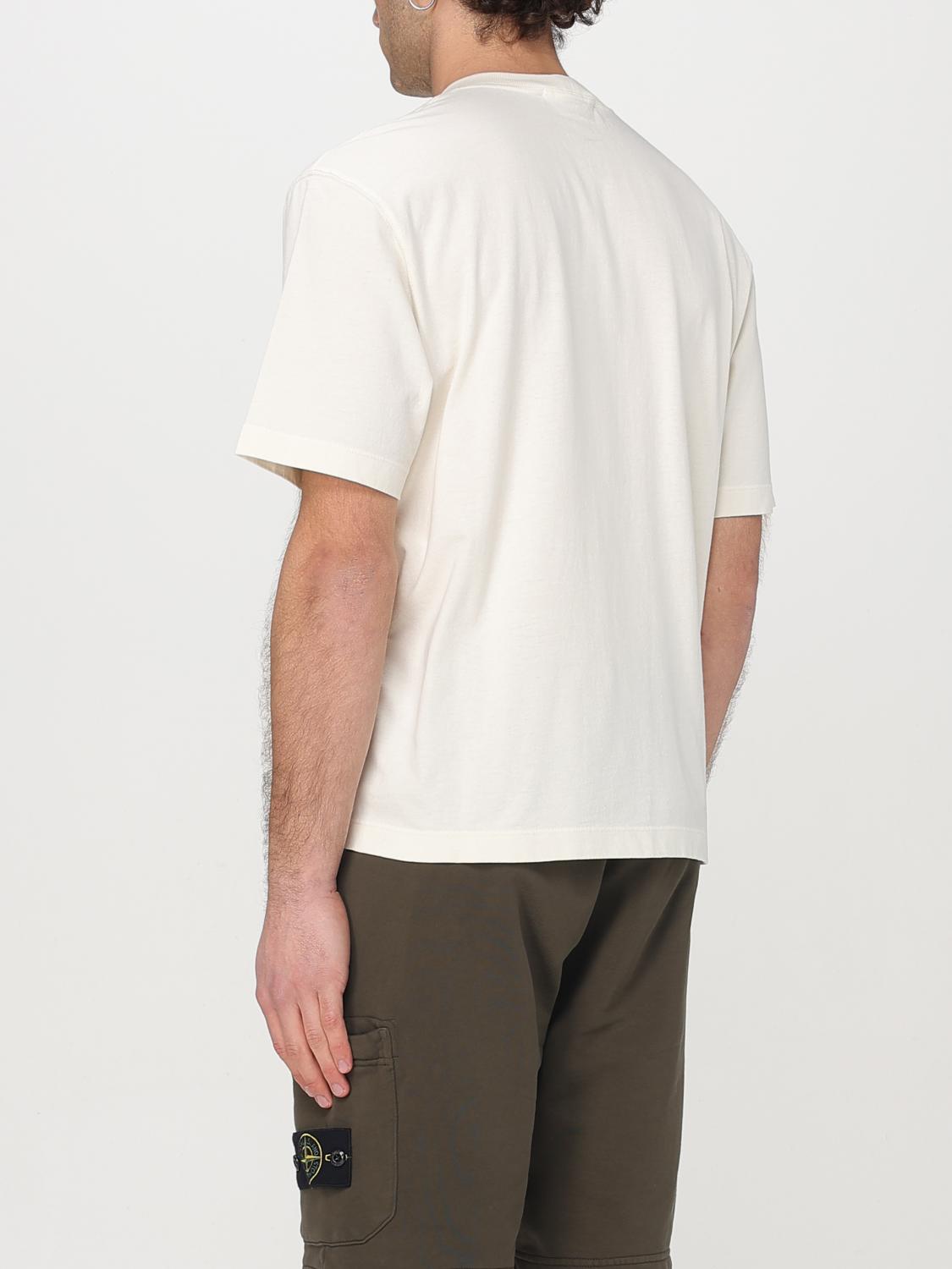 STONE ISLAND T-SHIRT: T-shirt men Stone Island, Ivory - Img 2