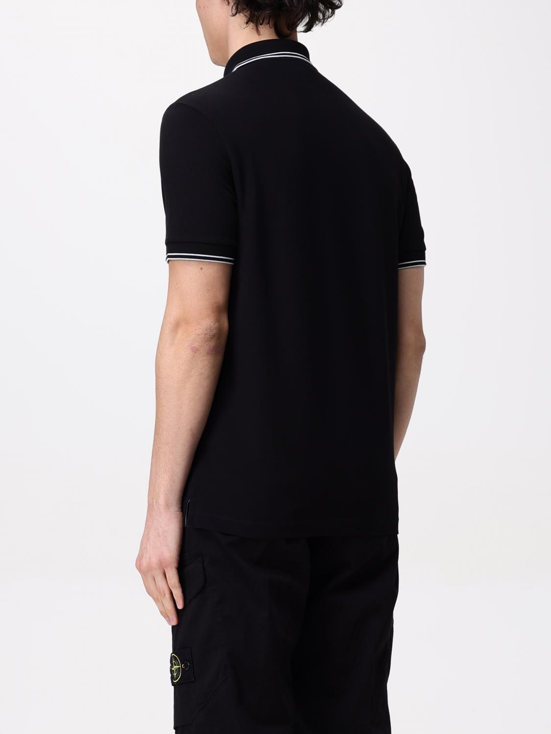 STONE ISLAND POLO: Polo homme Stone Island, Noir - Img 3