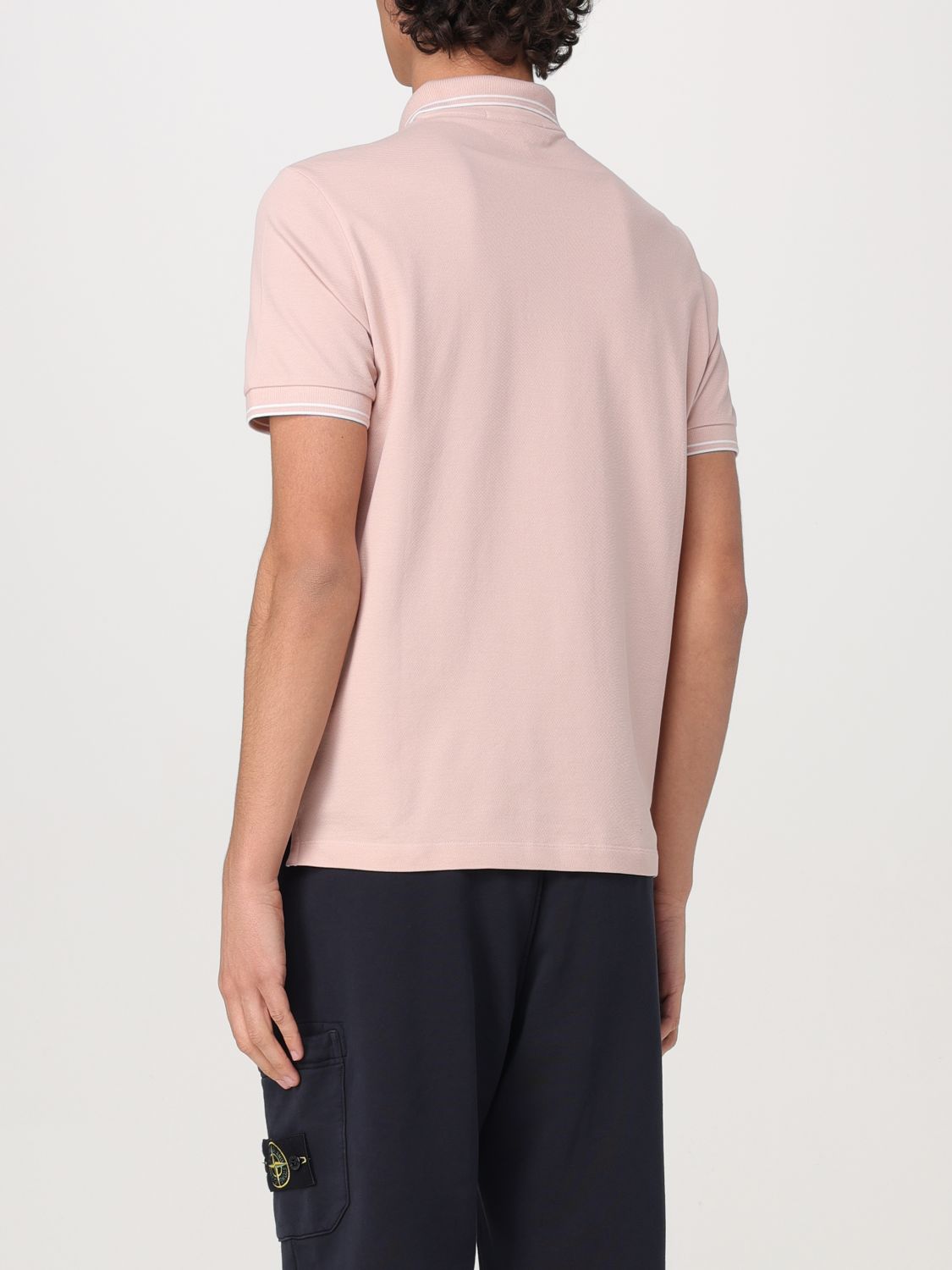 STONE ISLAND POLO: Polo homme Stone Island, Rose - Img 2