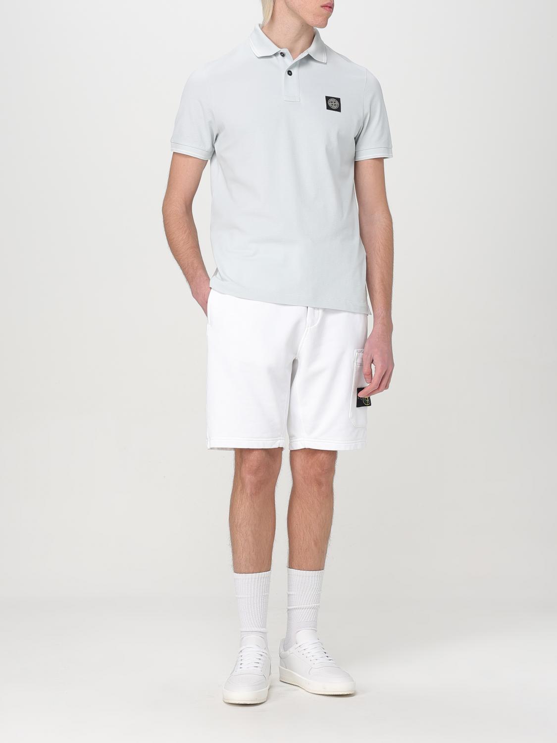 STONE ISLAND POLO: Polo homme Stone Island, Bleu Azur - Img 2