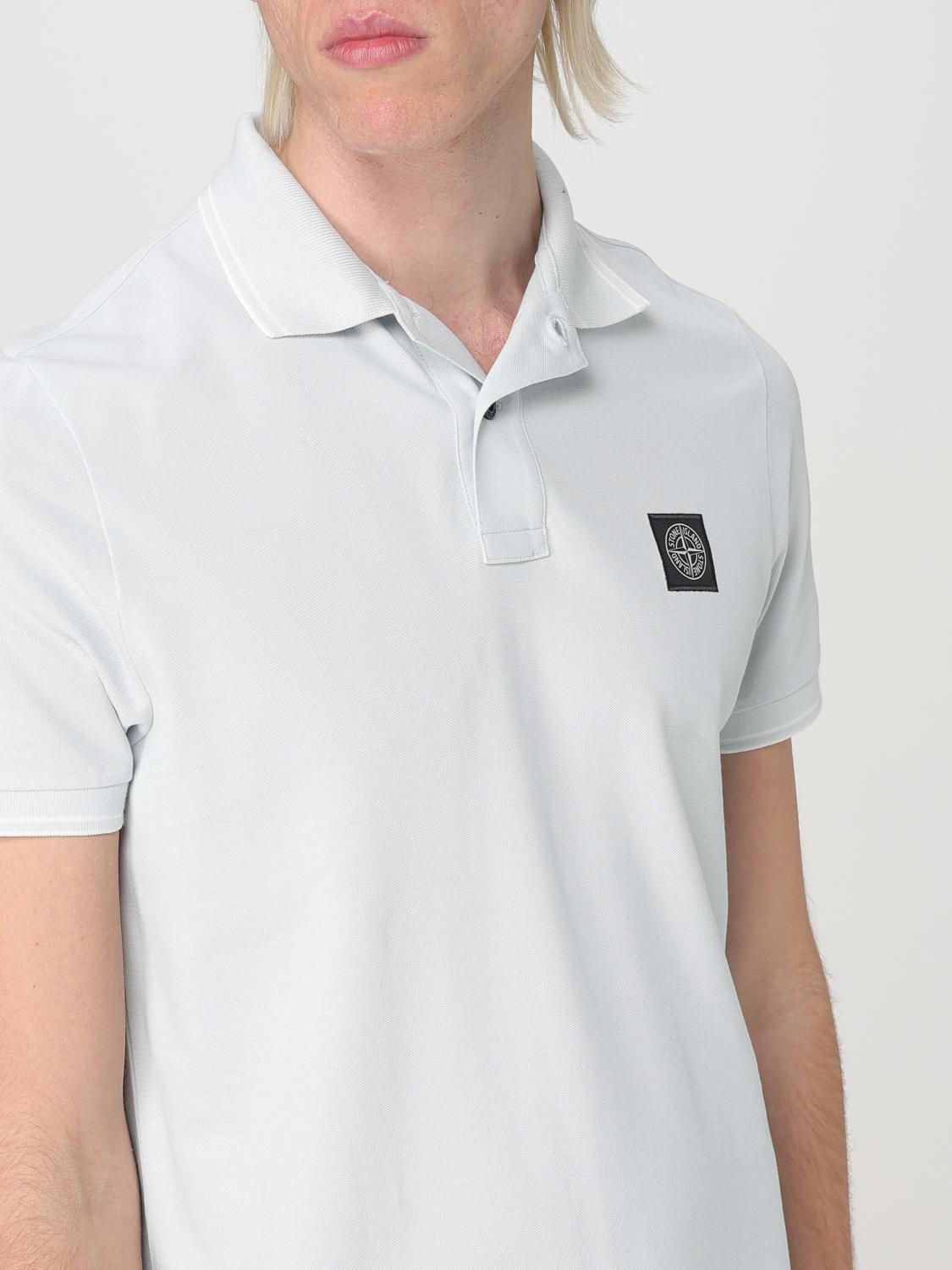 STONE ISLAND POLO: Polo homme Stone Island, Bleu Azur - Img 5