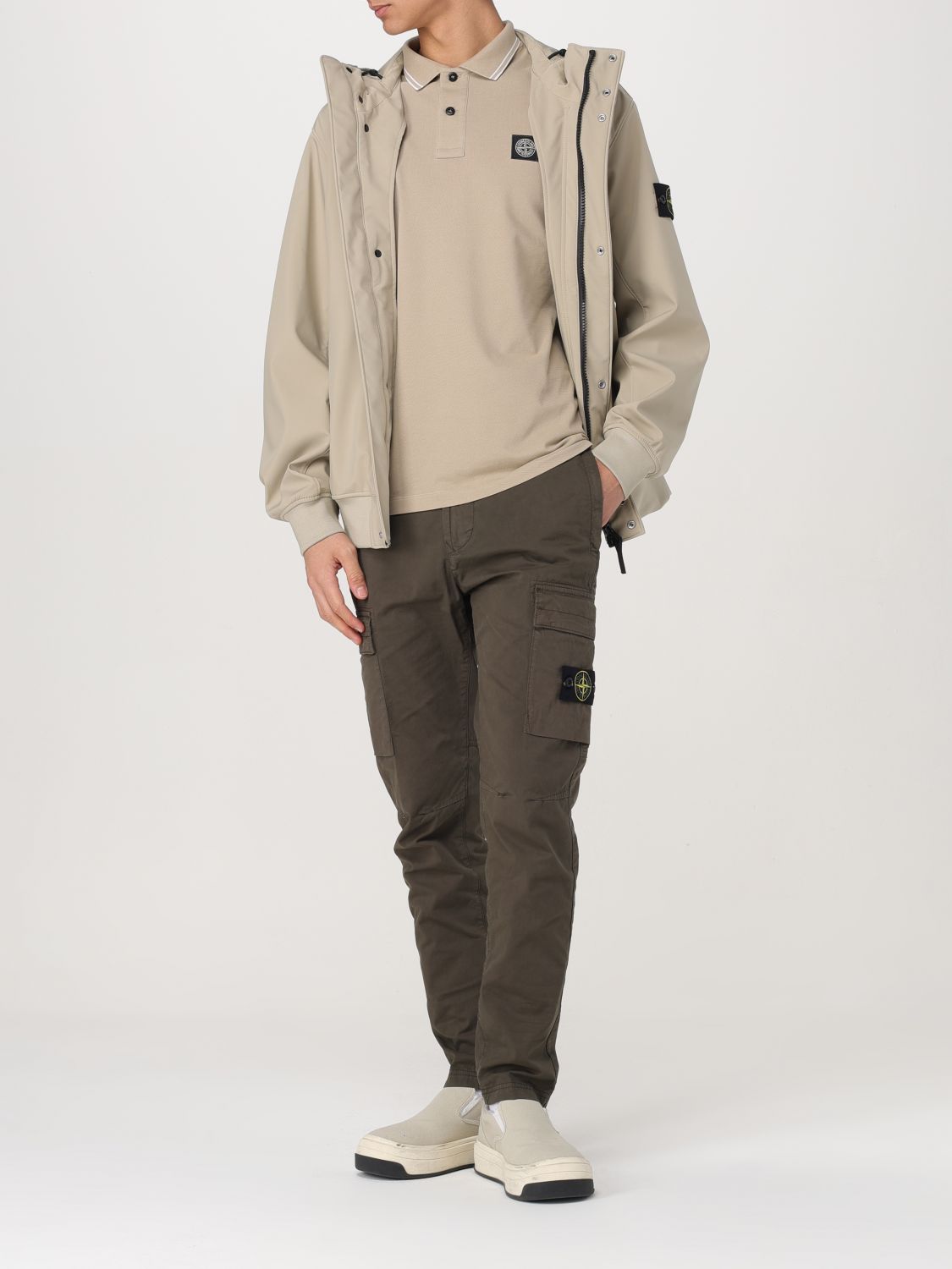 STONE ISLAND POLO: Polo homme Stone Island, Sable - Img 2