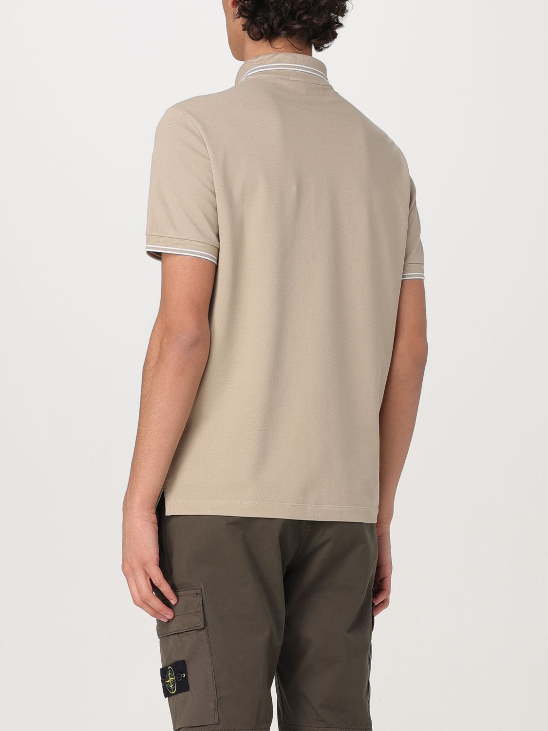 STONE ISLAND POLO: Polo homme Stone Island, Sable - Img 3