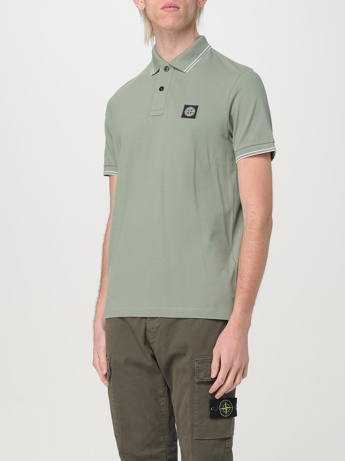 STONE ISLAND POLO: Polo herren Stone Island, Military - Img 4