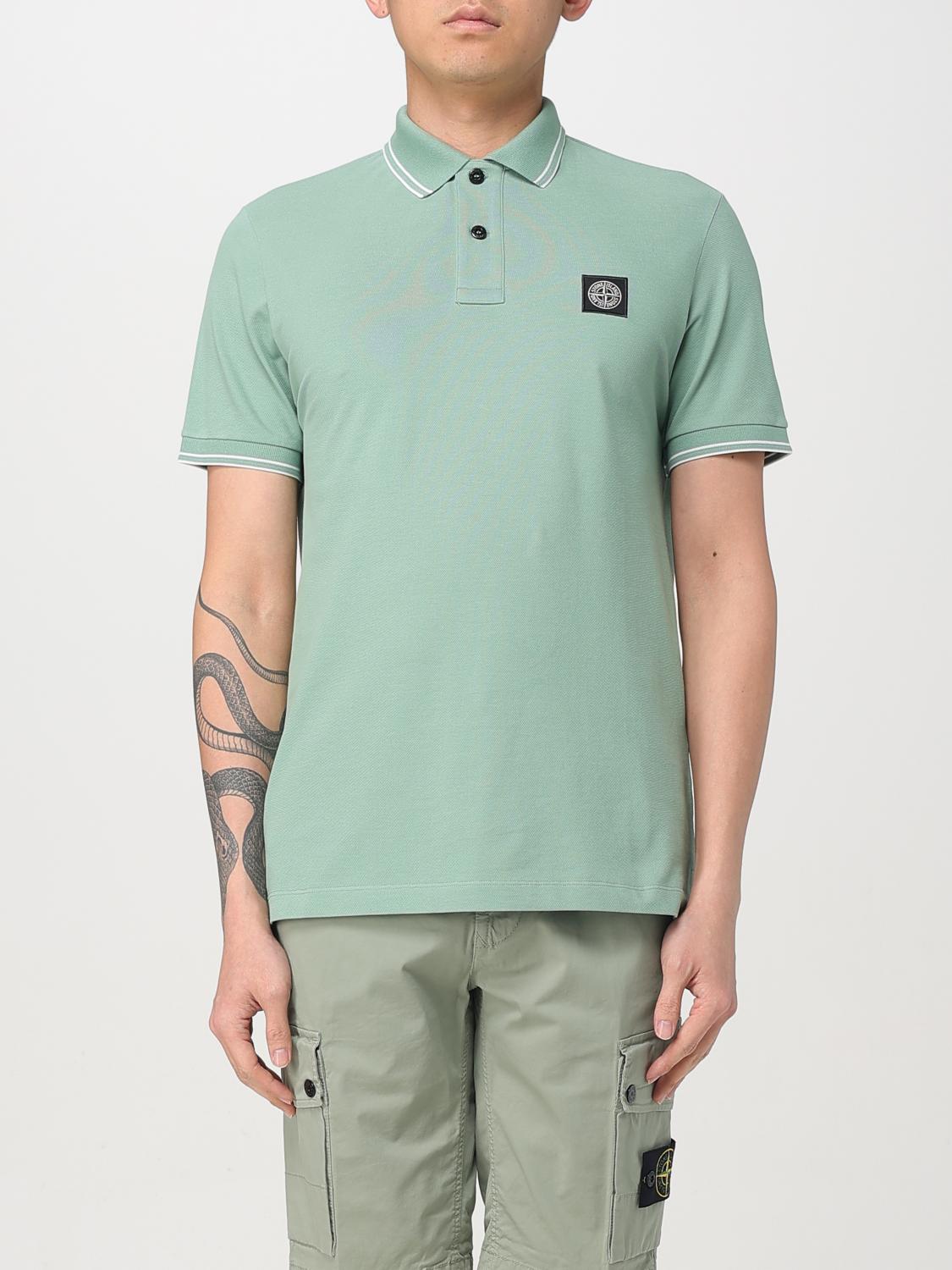 STONE ISLAND POLO: Polo homme Stone Island, Menthe - Img 1