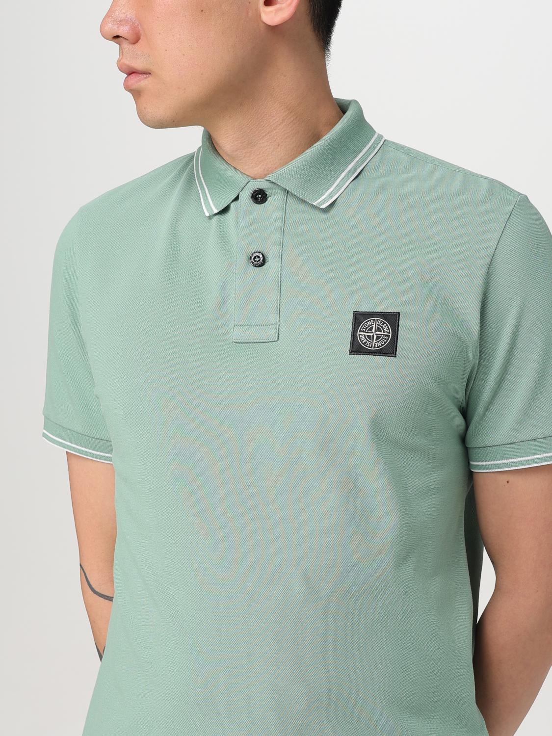 STONE ISLAND POLO: Polo homme Stone Island, Menthe - Img 4